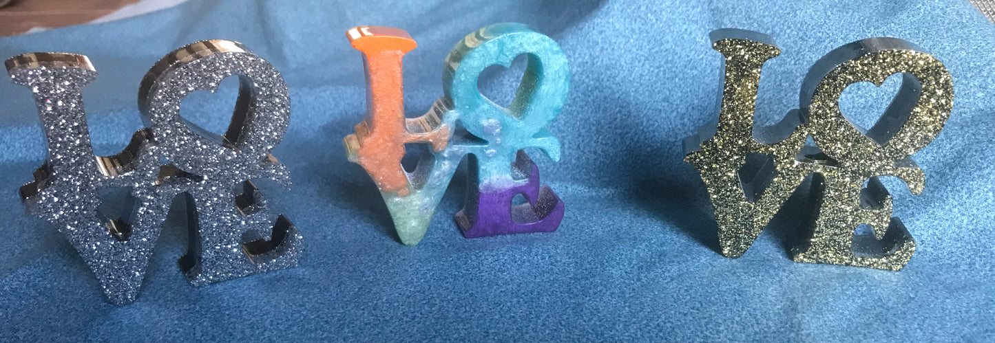 Love Signs, gifts for all, mantelpiece gifts, home decor, love, glitter signs,