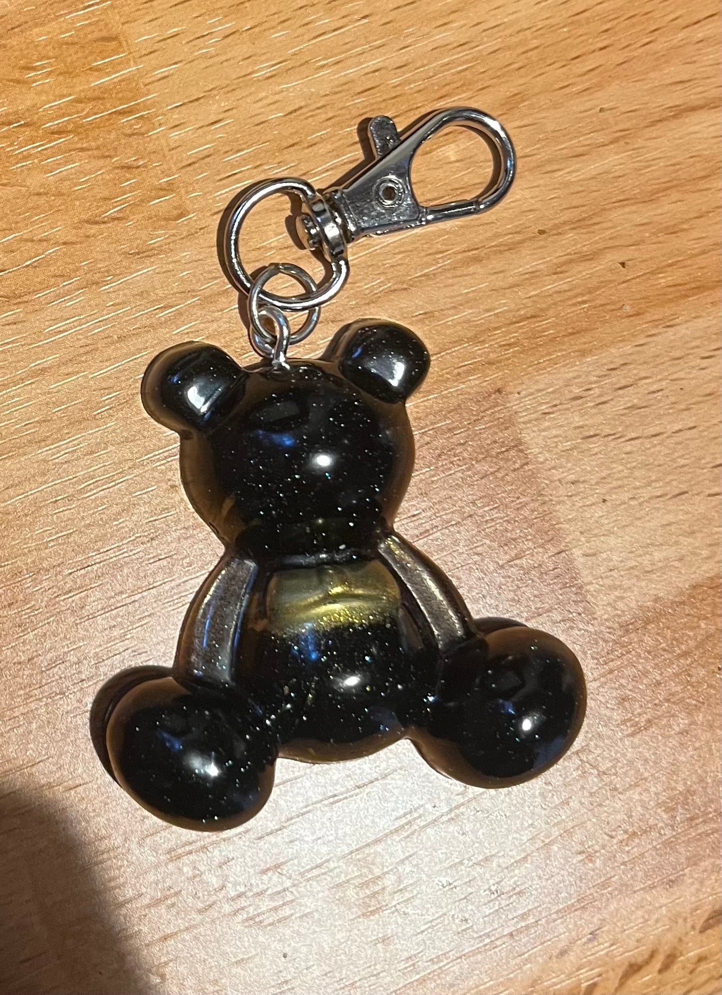 Worry bear for anxiety, black worry bear, pocket bear, worry bear for stress relief, anxiety aid, anxiety bear,