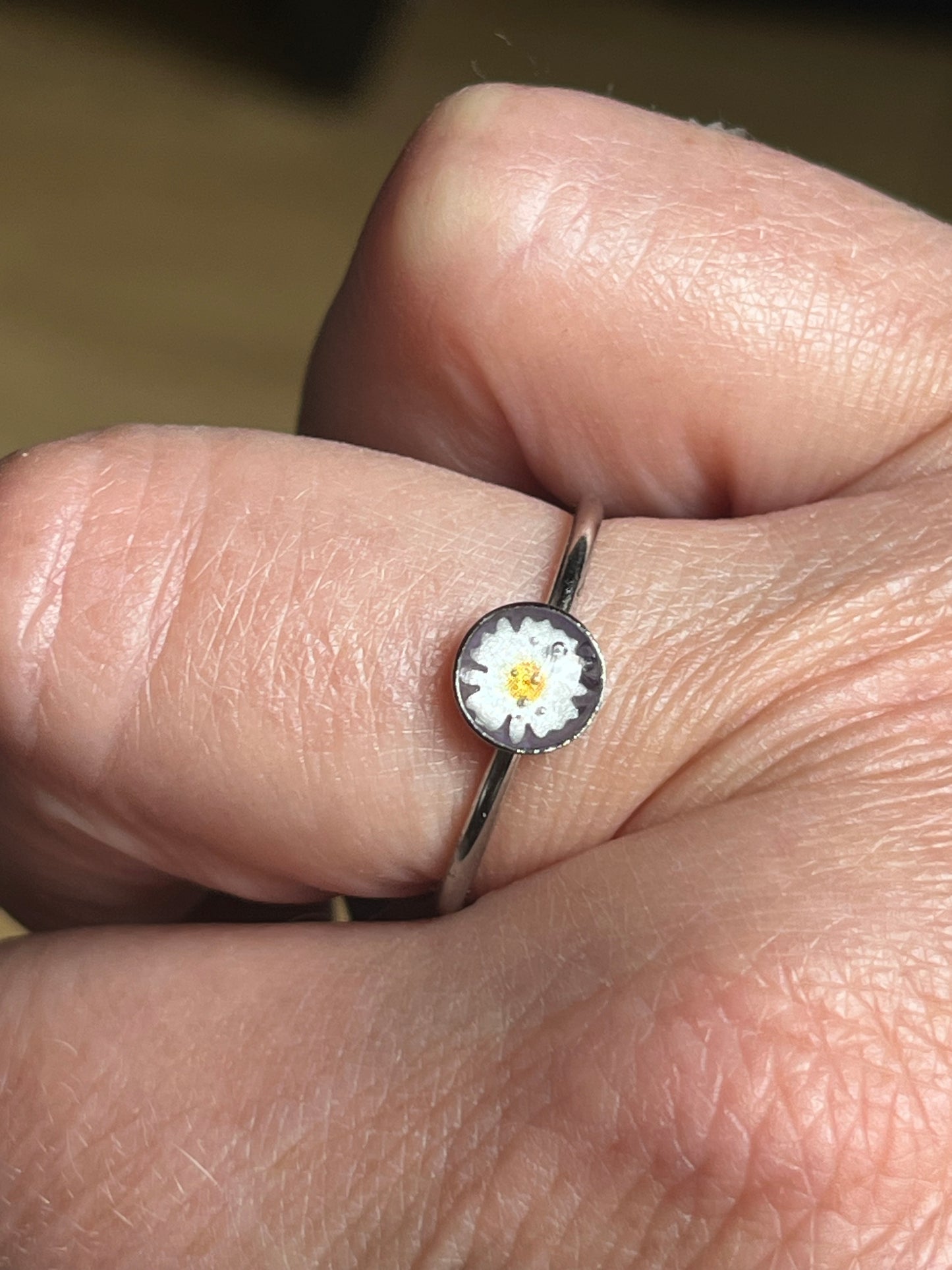 Adjustable Daisy ring