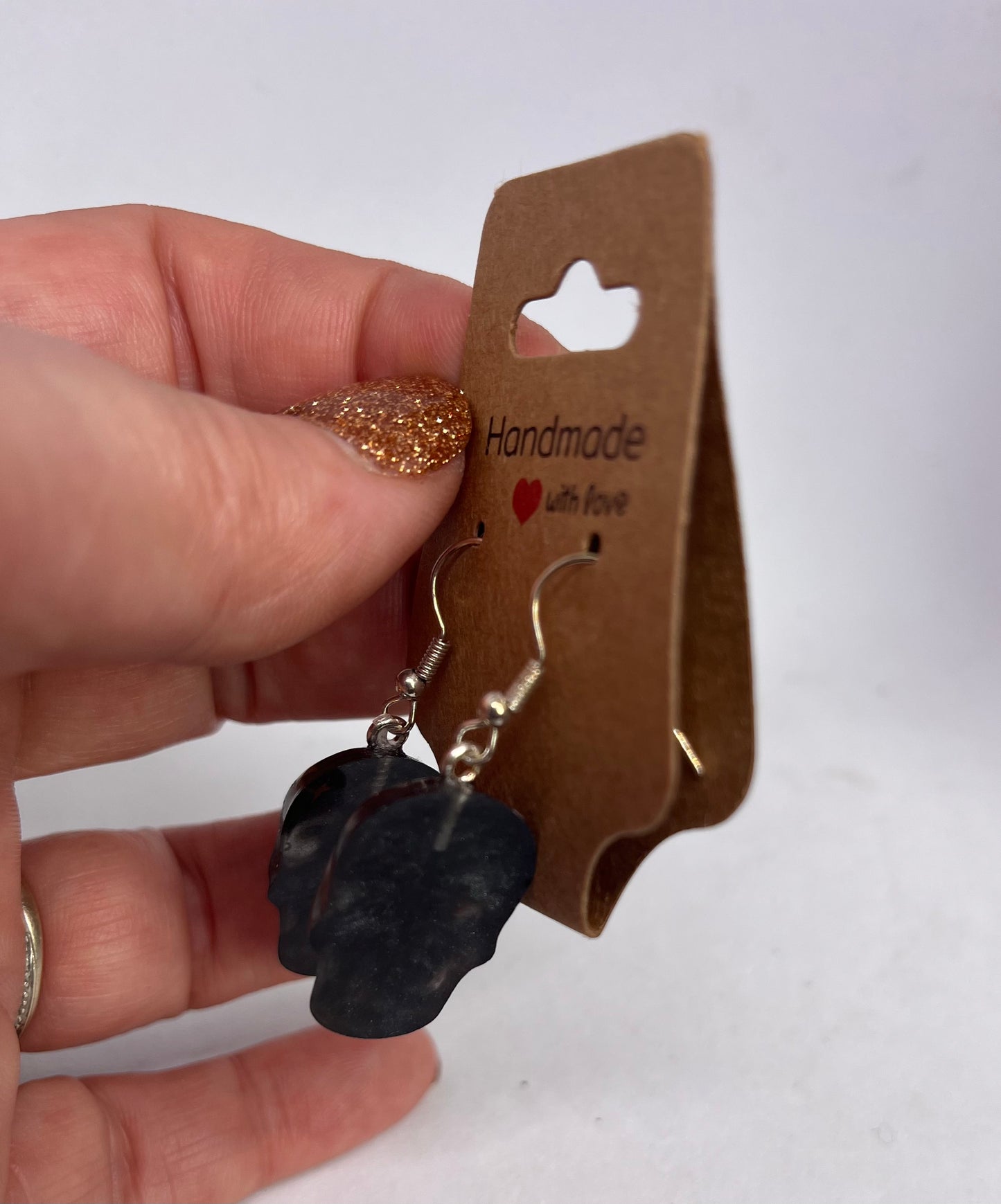 Resin Skull Earrings