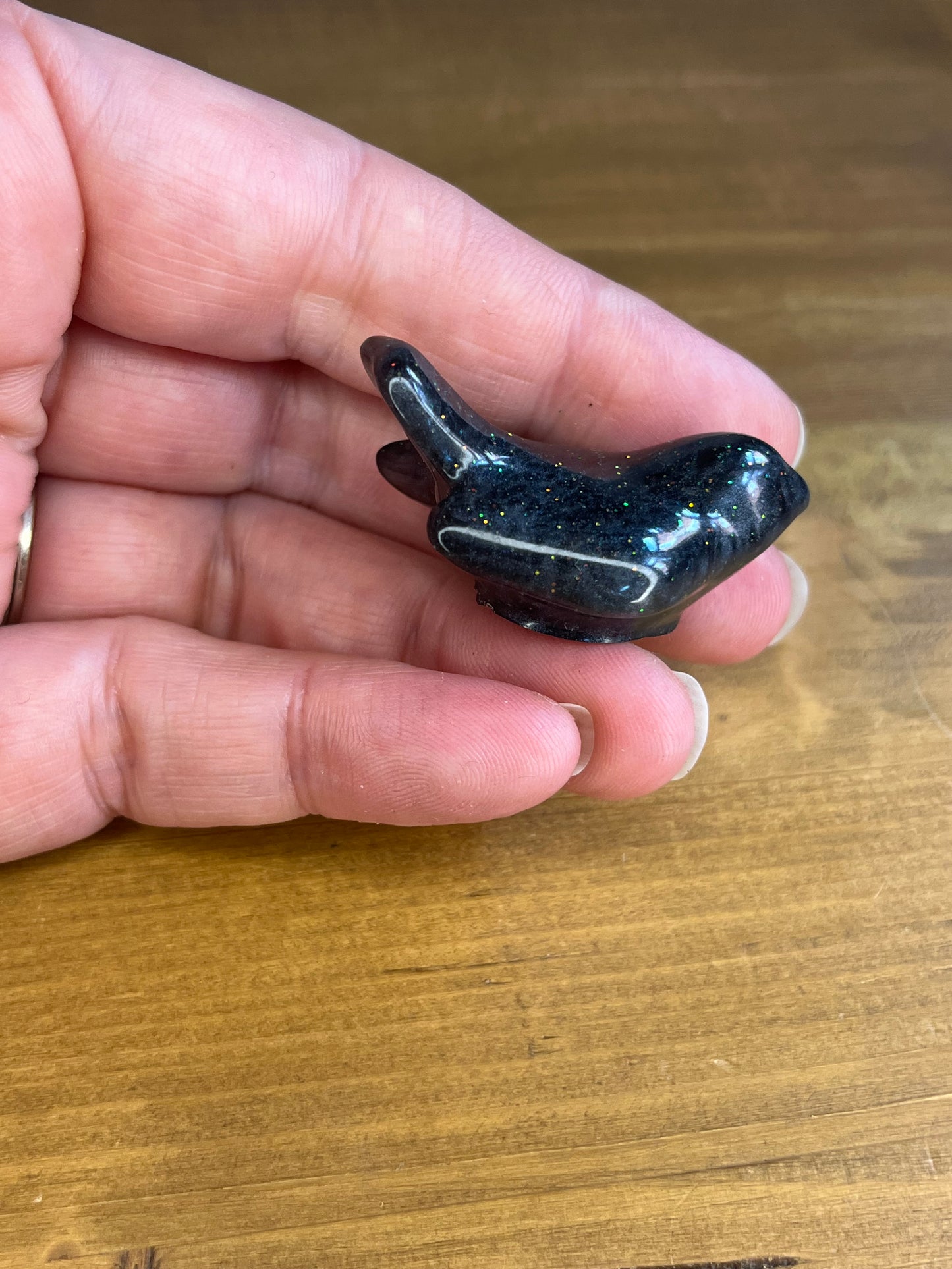 Handmade Resin Bird Figures, Miniature Decorative Avians, Collectible Desk Decor, Gift for Twitchers