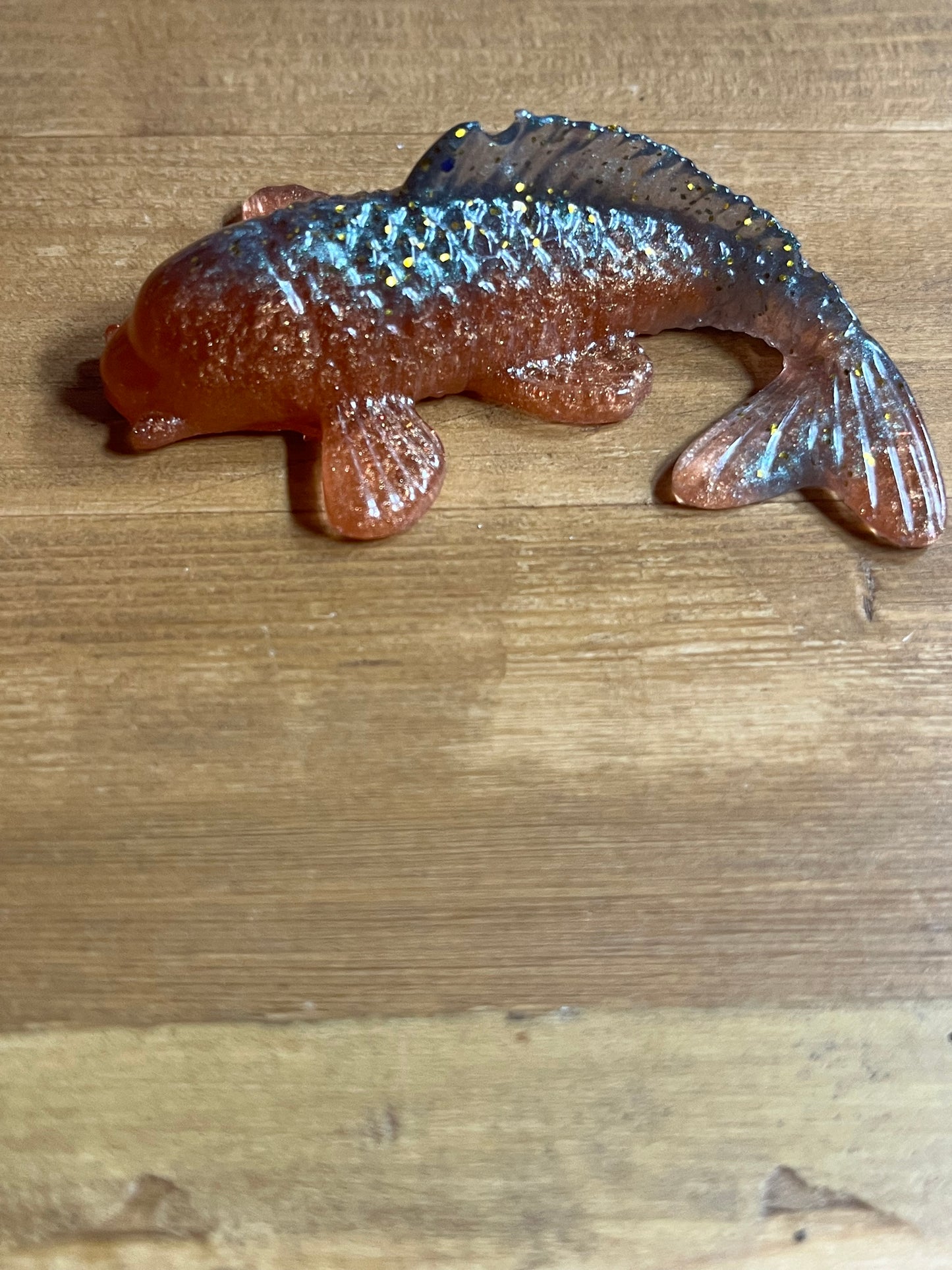 Gold Koi Resin fish figurine, gifts for anglers, Pocket Pets Collection