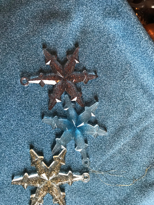 Resin Snowflake Large - 3 options