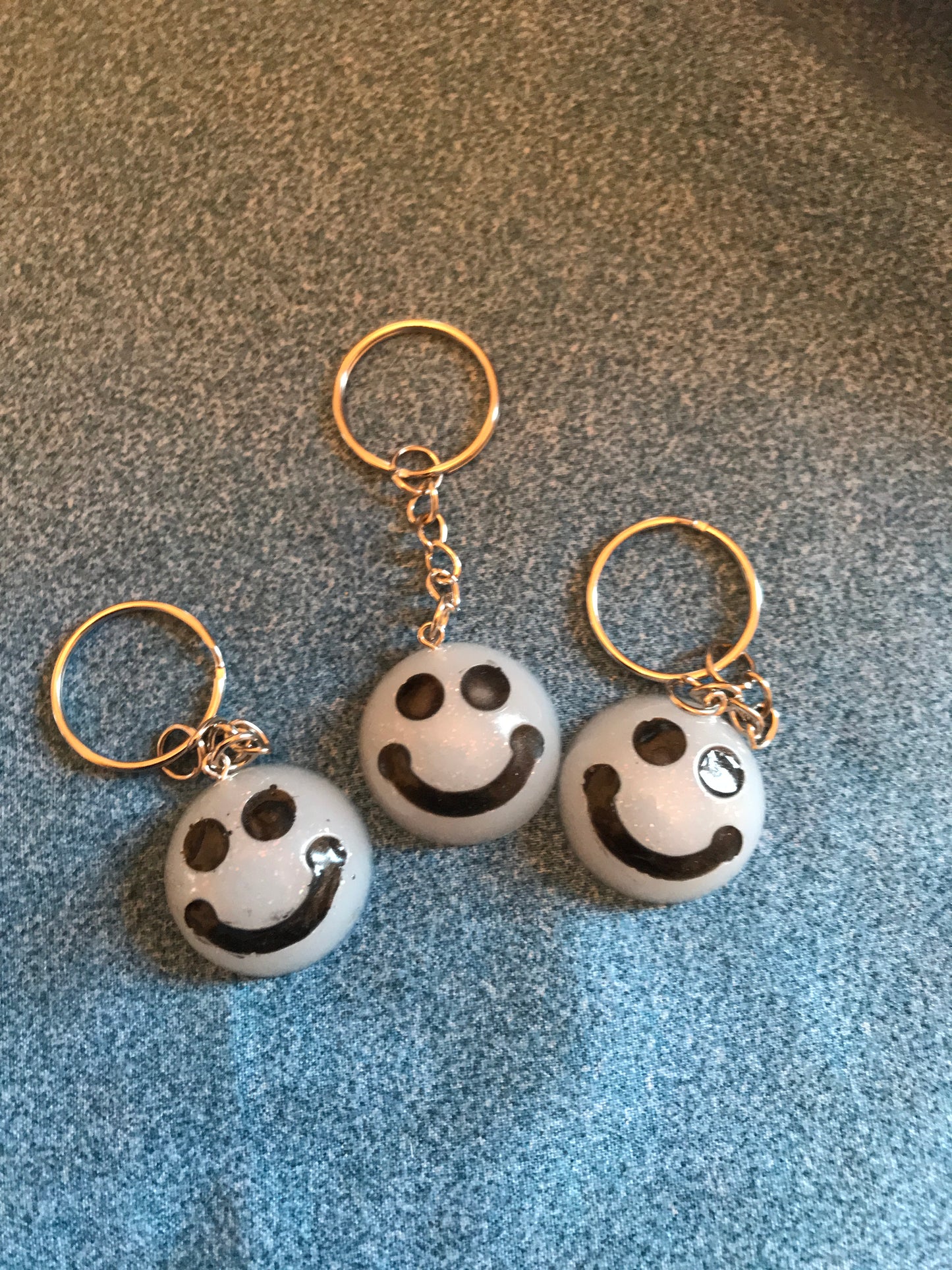 Funny Face Resin Key rings