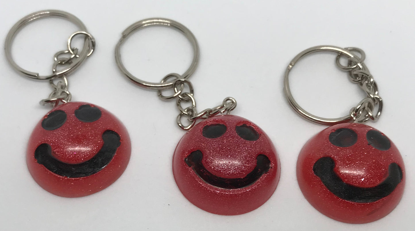 Funny Face Resin Key rings