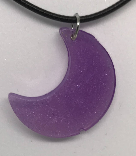 Crescent moon necklace and unique earrings , Gifts for her.