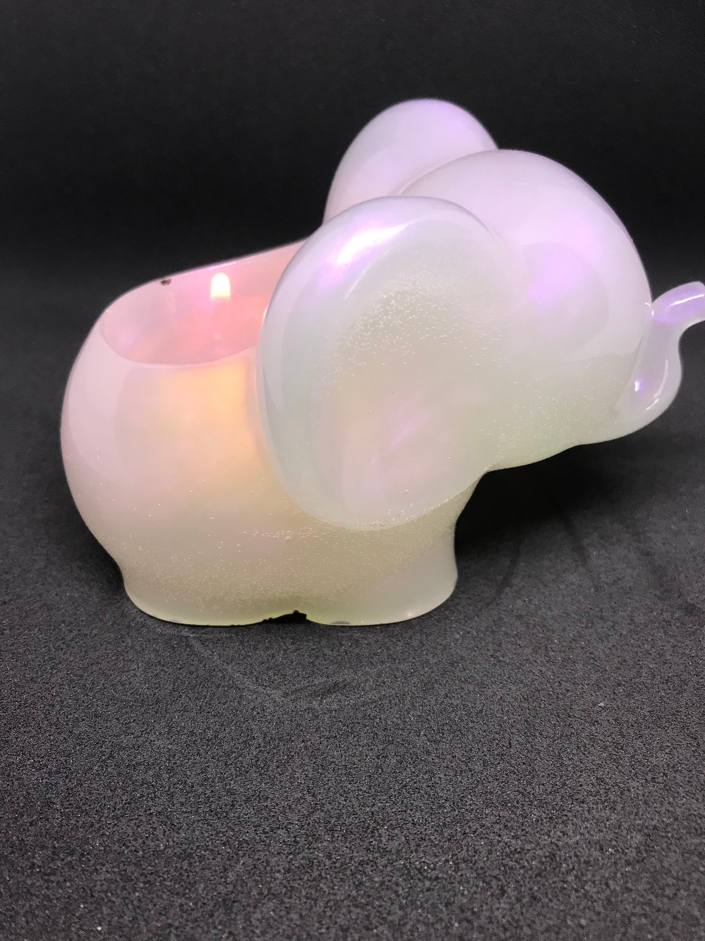 Elephant t light candle holder