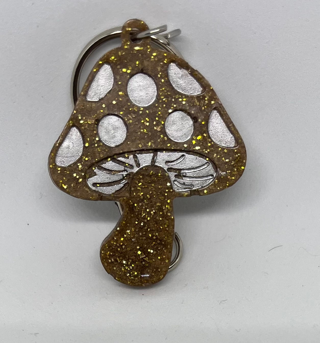 Resin mushroom bag charm, mushroom bag charm, mushroom keychain, mushroom keyring, Resin mushroom, handmade charms,