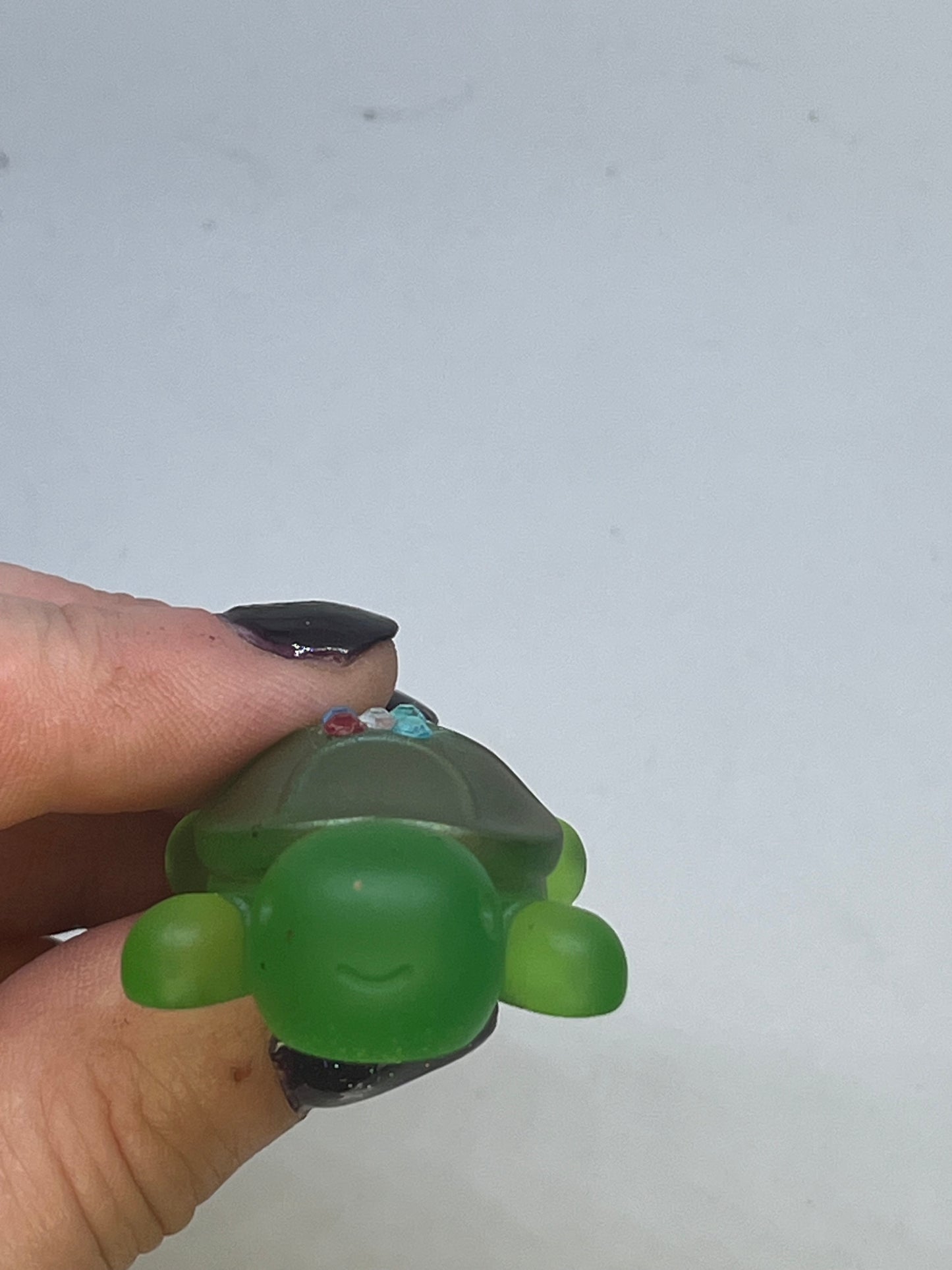 Tiny turtle pocket pal, mini keepsake charm