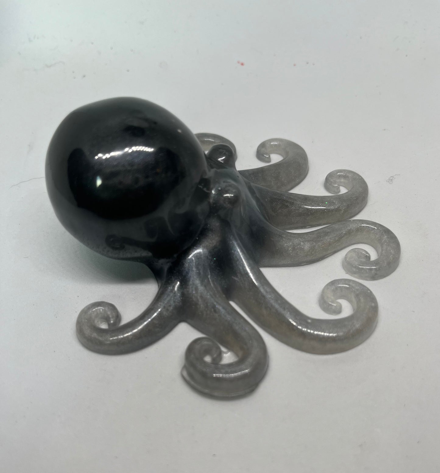 Black and White resin octopus figurine