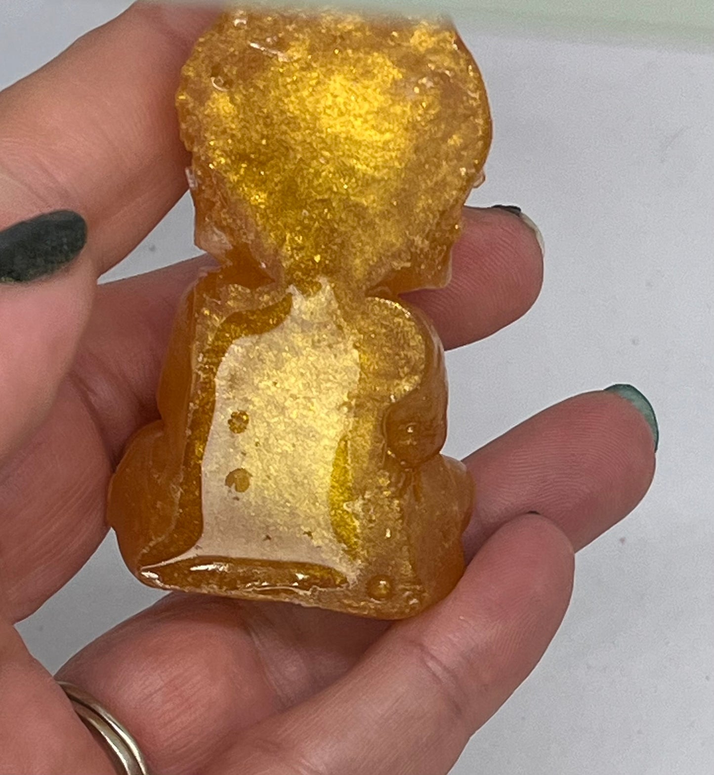 Golden Serenity Buddha Trio, Mini Resin Figurines for Calm, Mindfulness & Home Harmony
