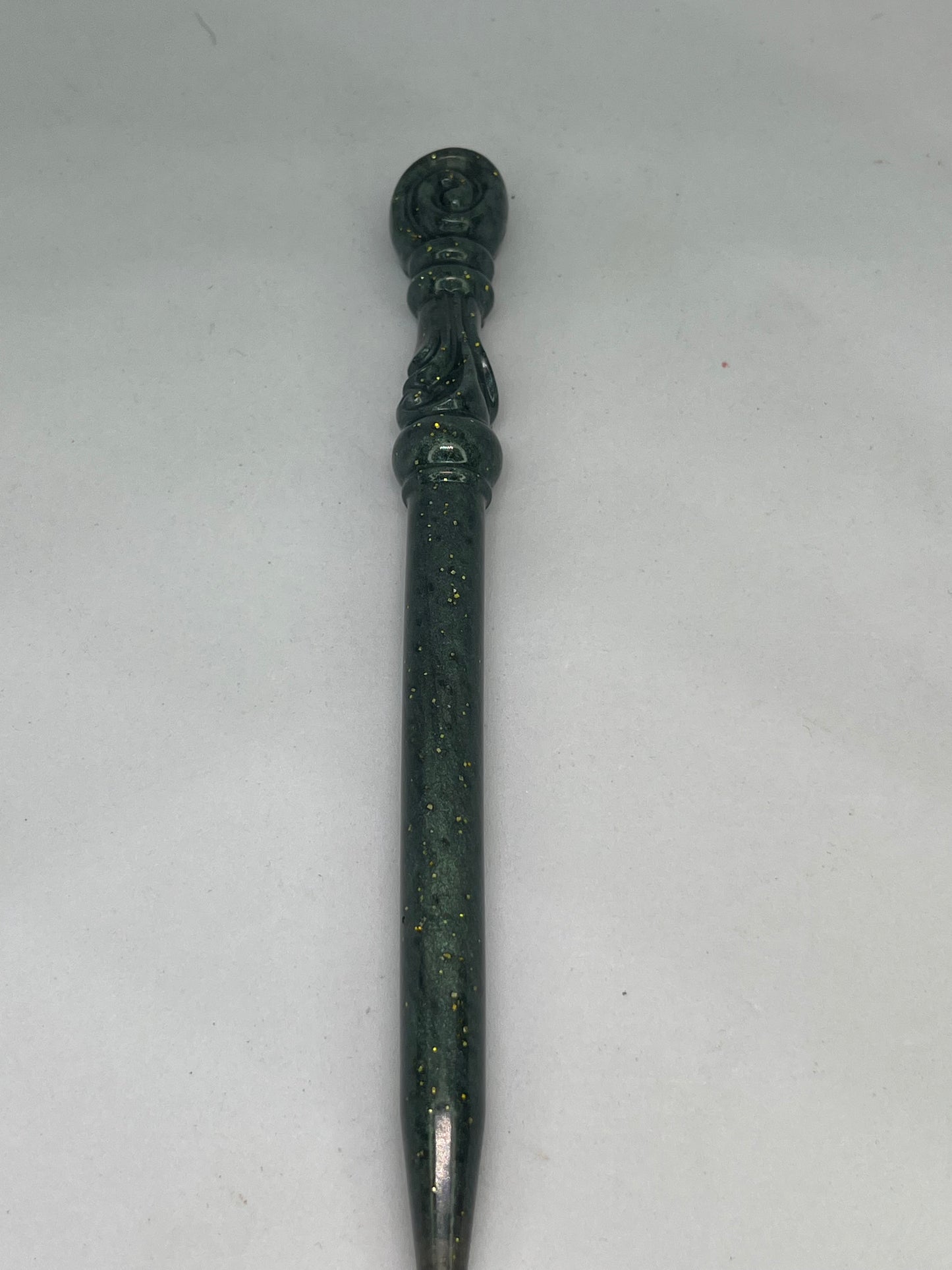 Resin wand style ballpoint pens