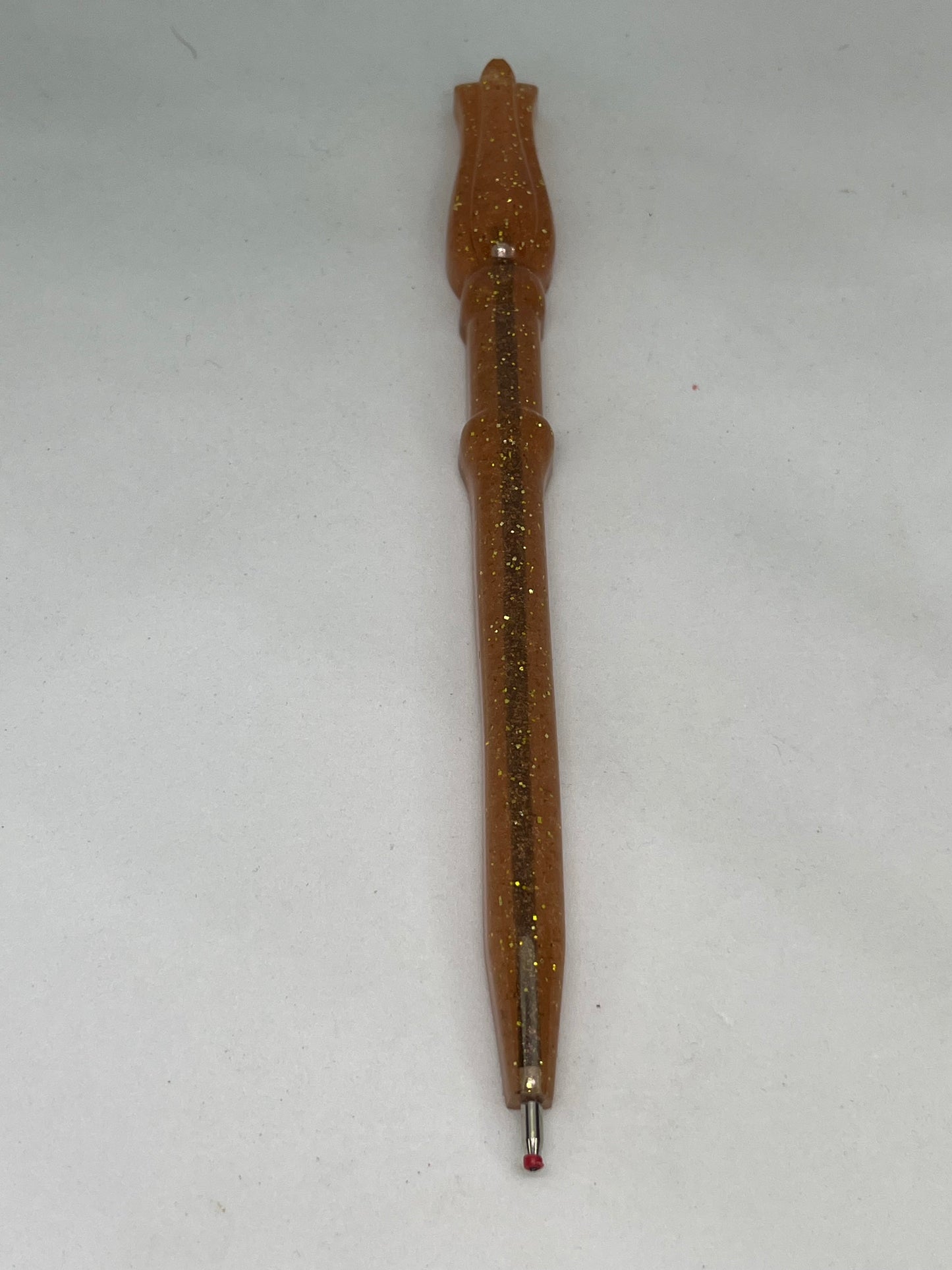 Resin wand style ballpoint pens