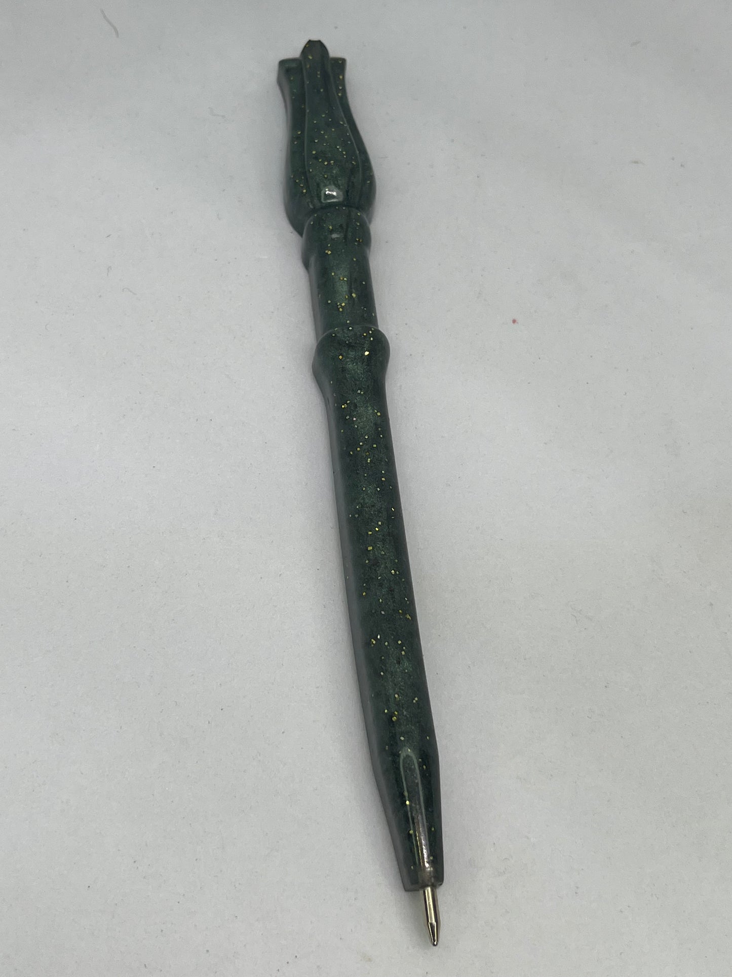 Resin wand style ballpoint pens