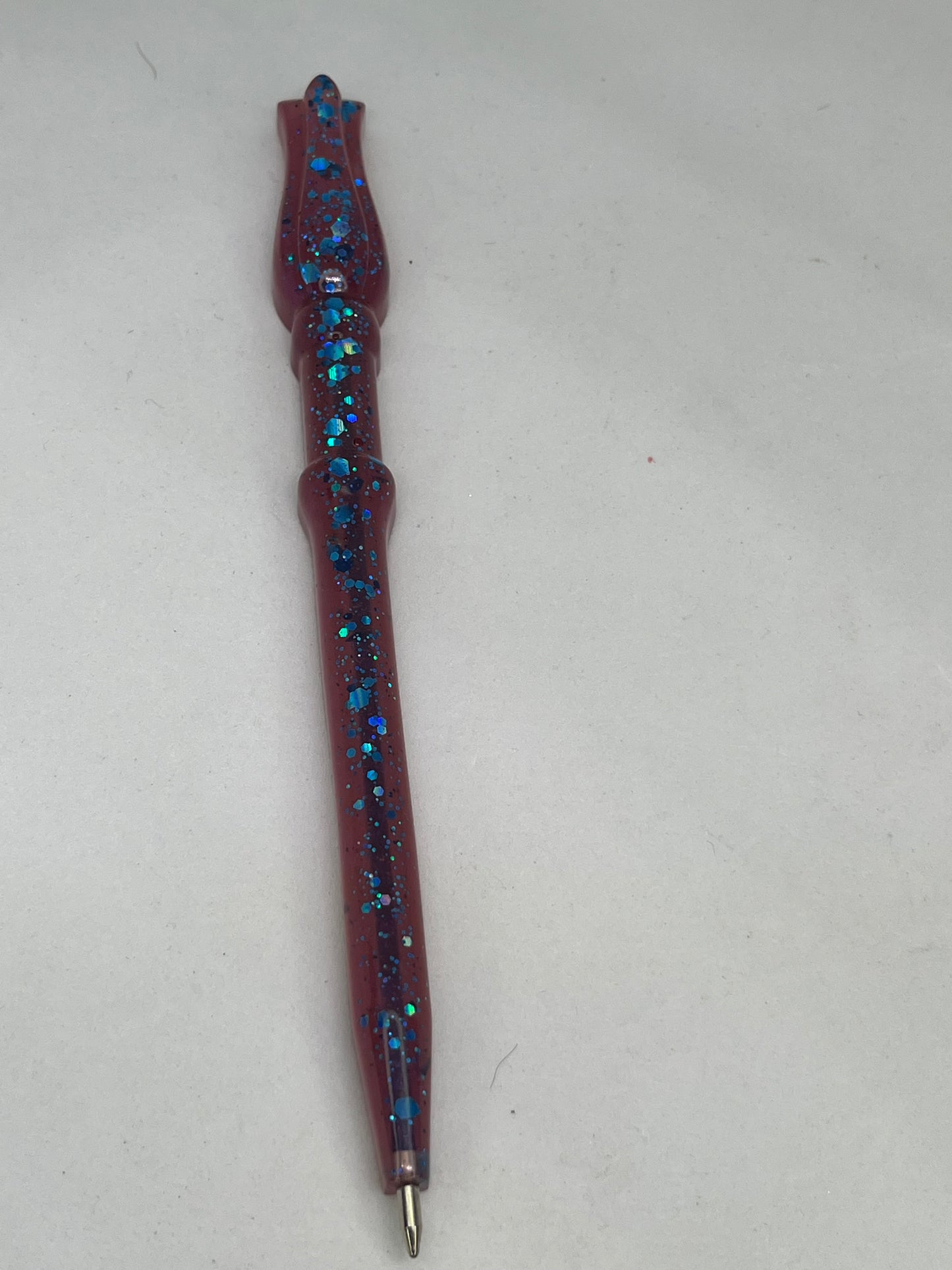 Resin wand style ballpoint pens