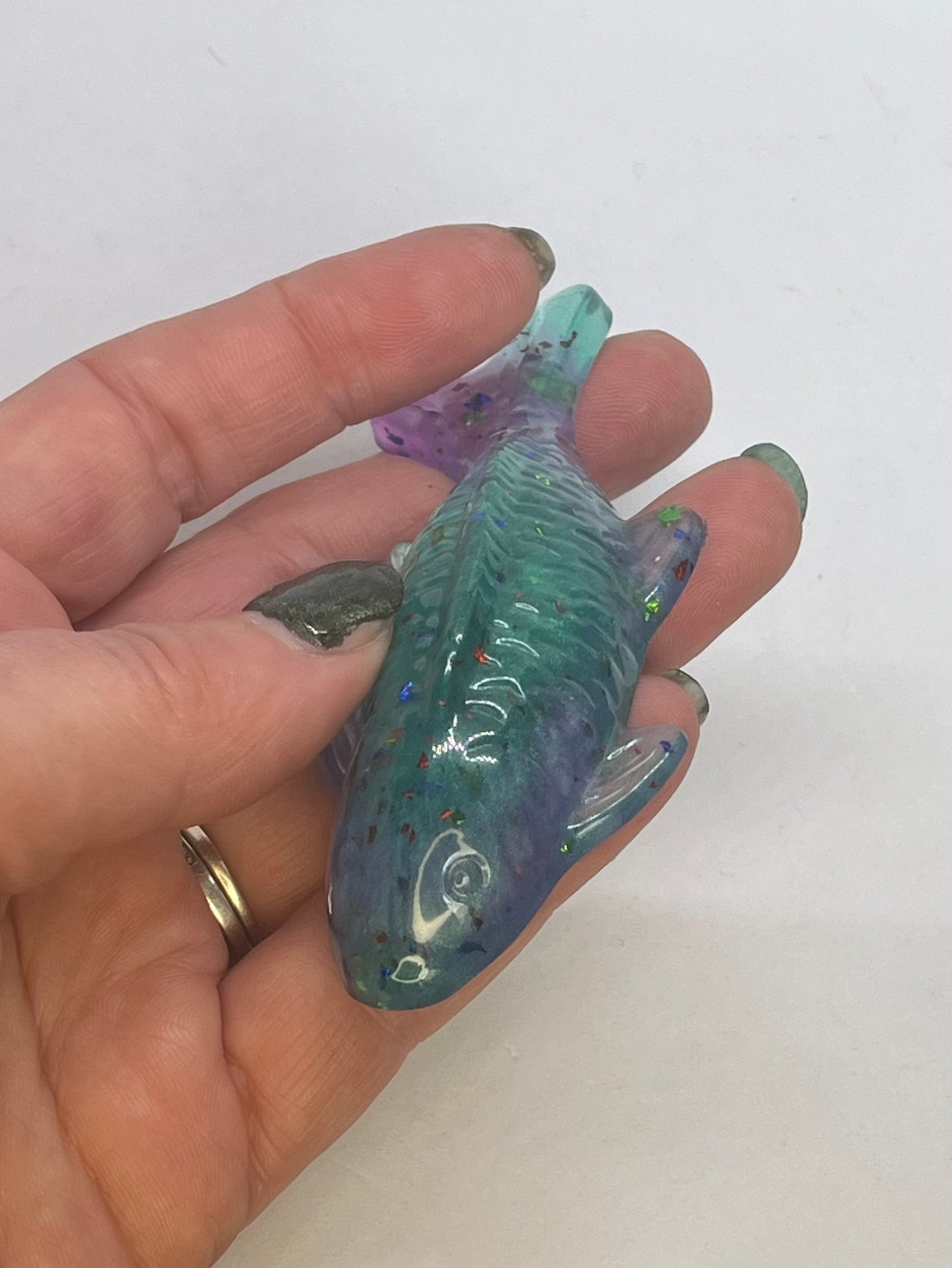 Resin fish figurines