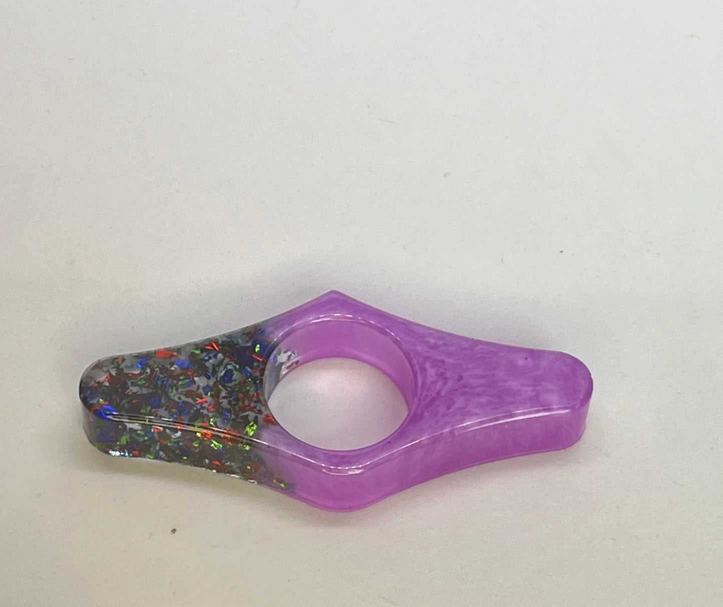 Resin page holders for books