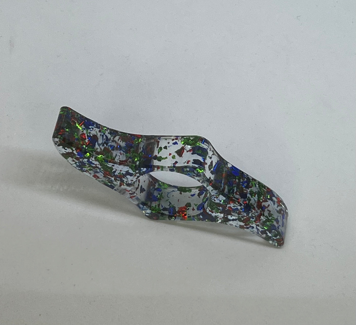 Resin page holders for books