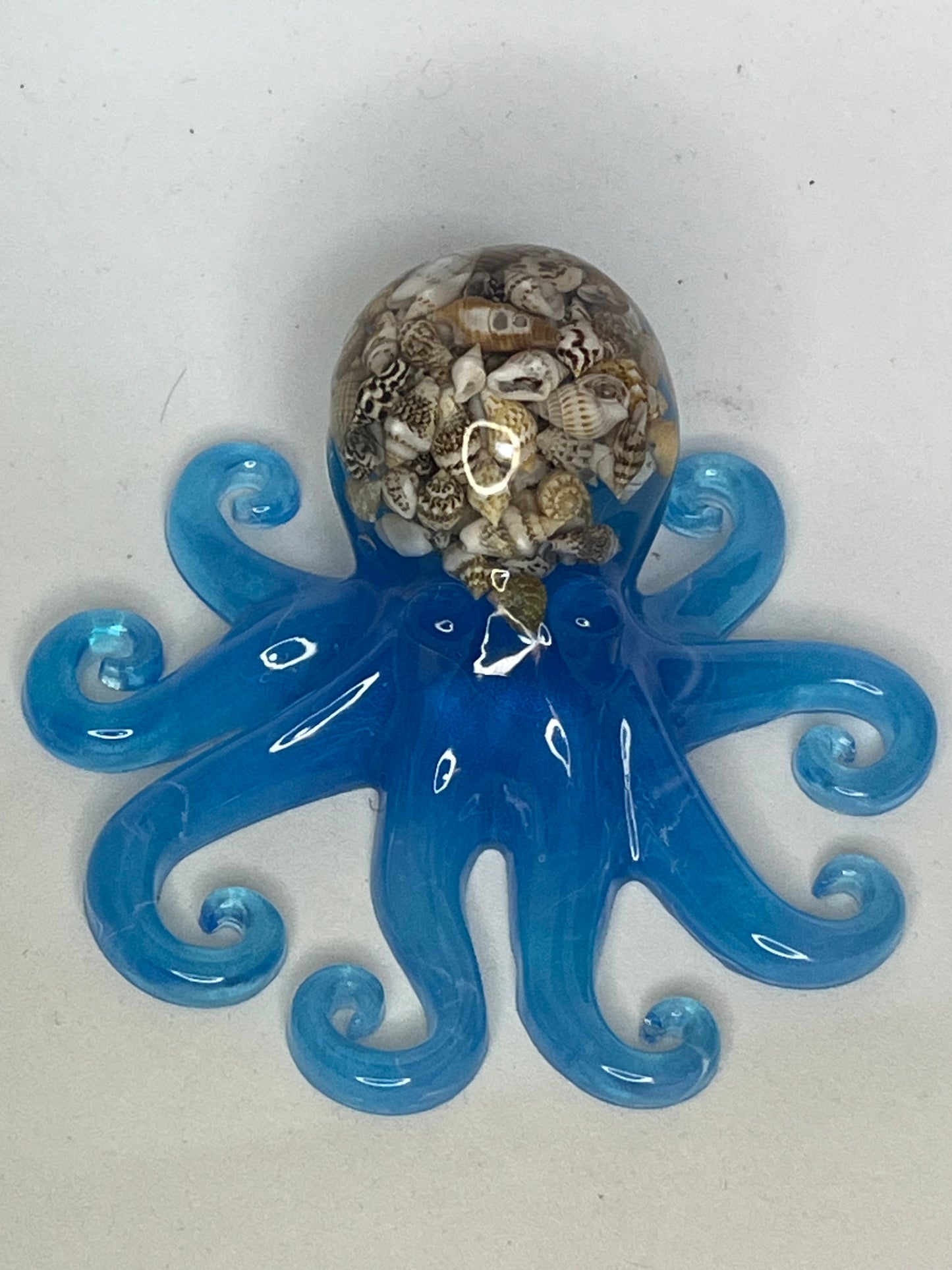Sea Shell Octopus Resin Figure, Pocket Pet Collection