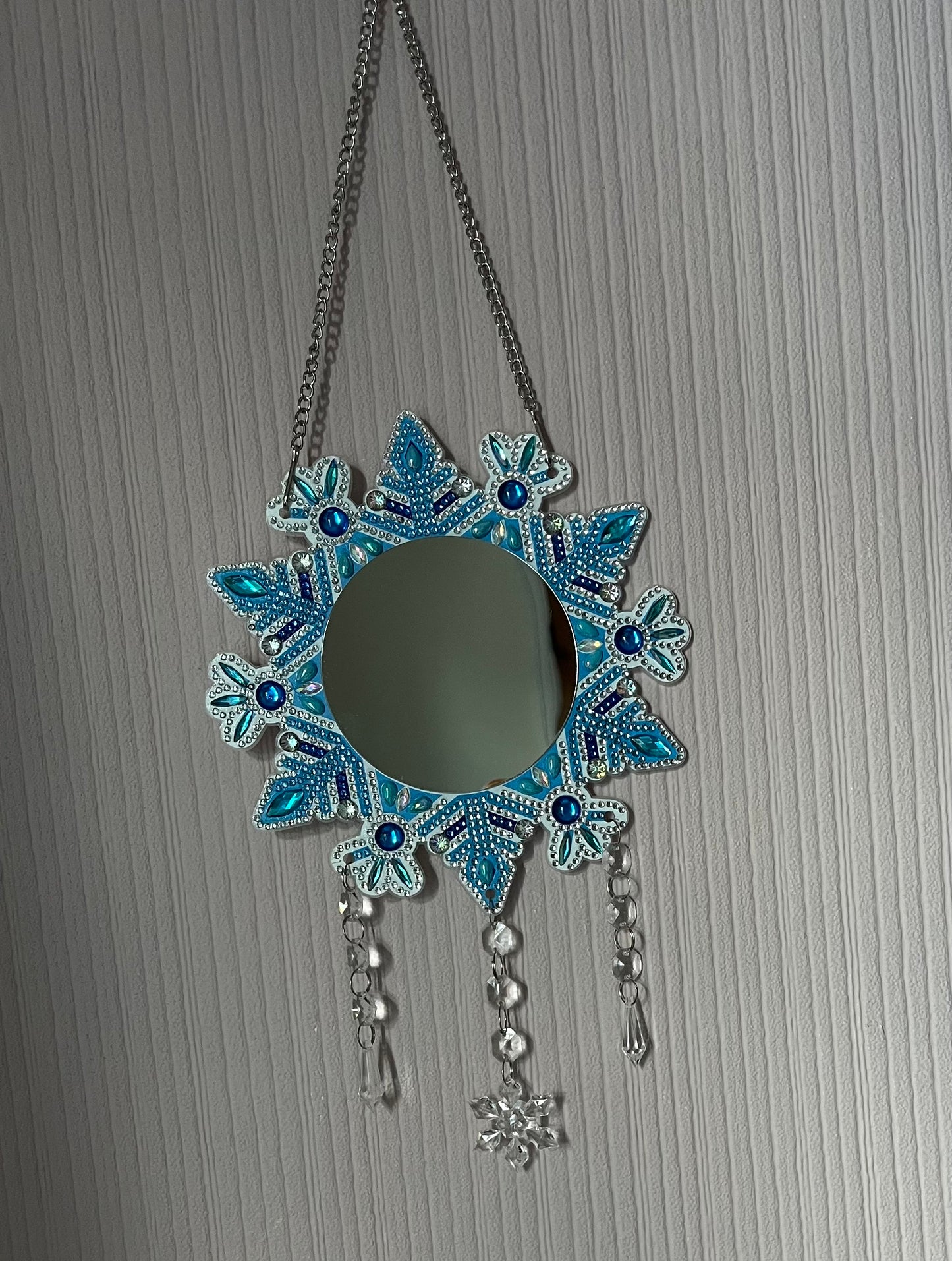 Snowflake Hanging Mirror