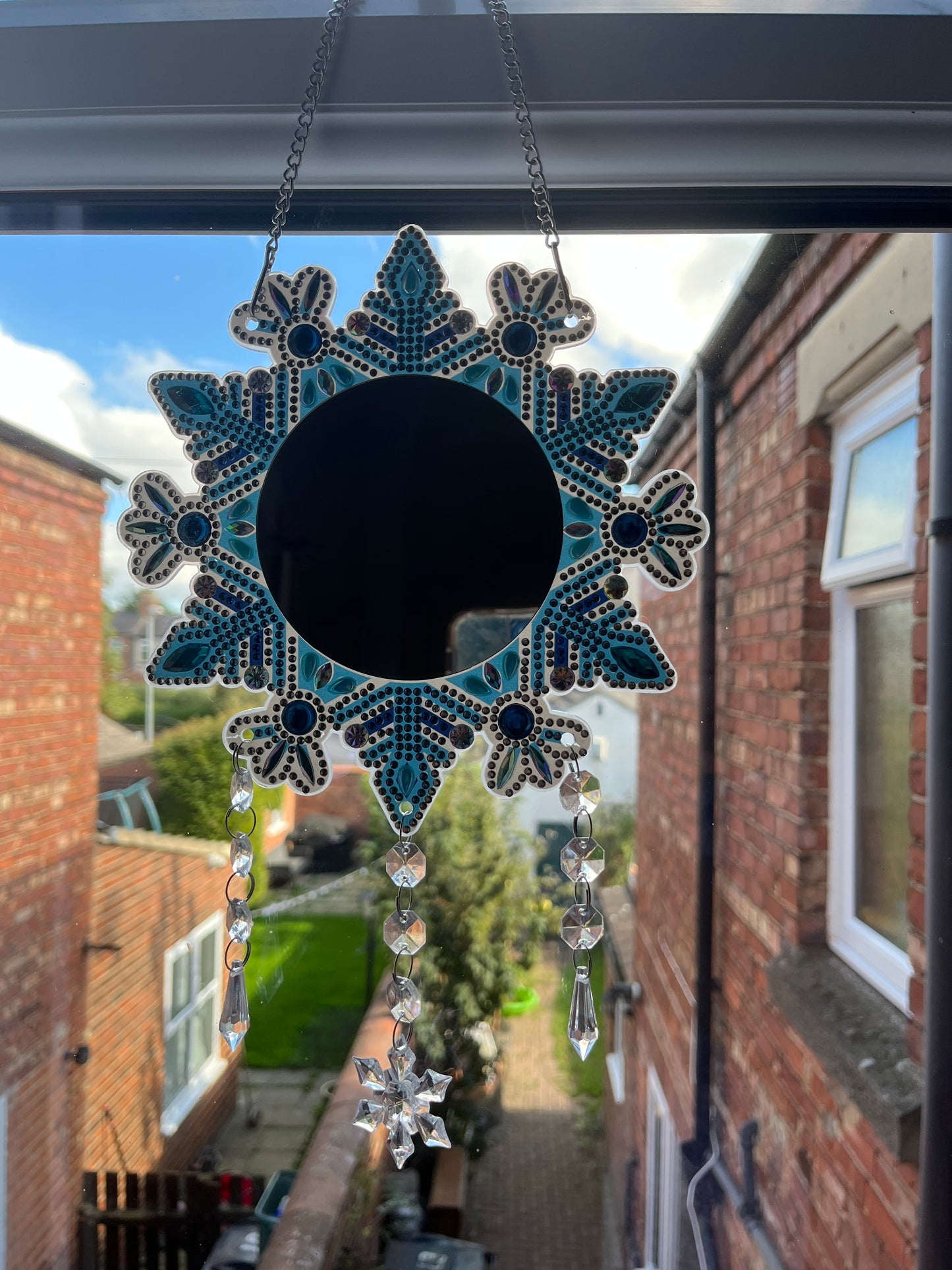 Snowflake Hanging Mirror