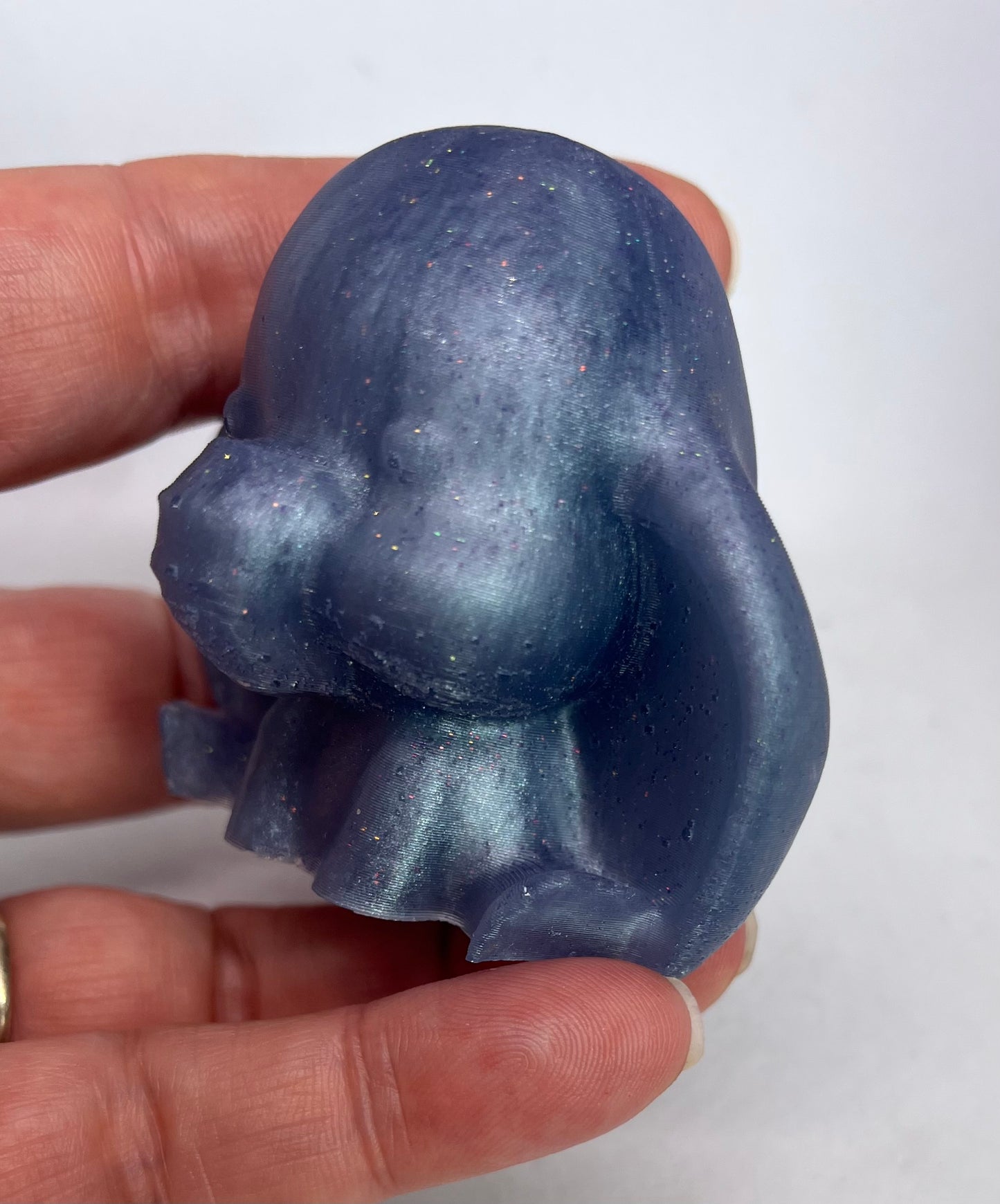 Purple/ Grey Resin Dumbo Elephant
