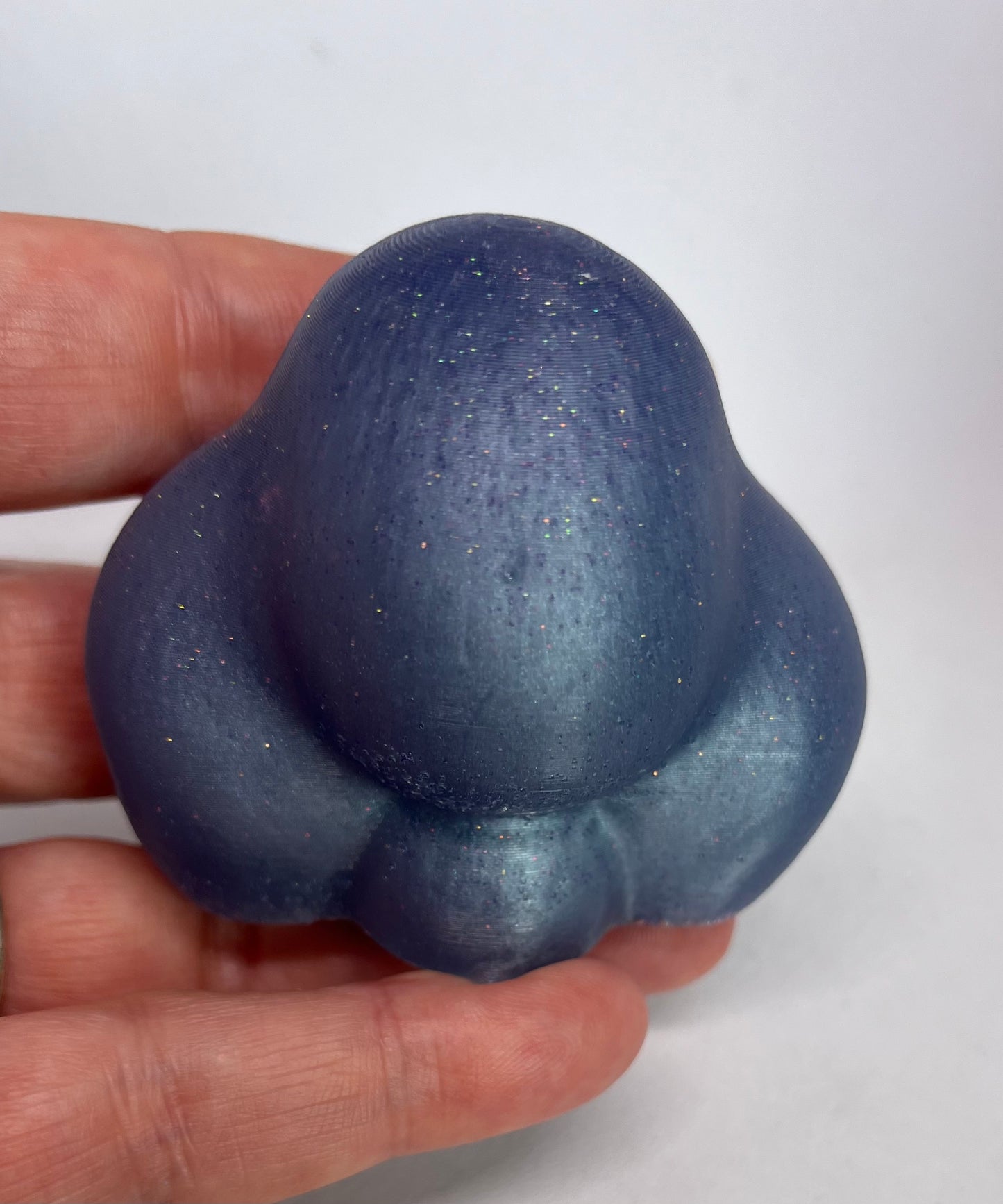Purple/ Grey Resin Dumbo Elephant