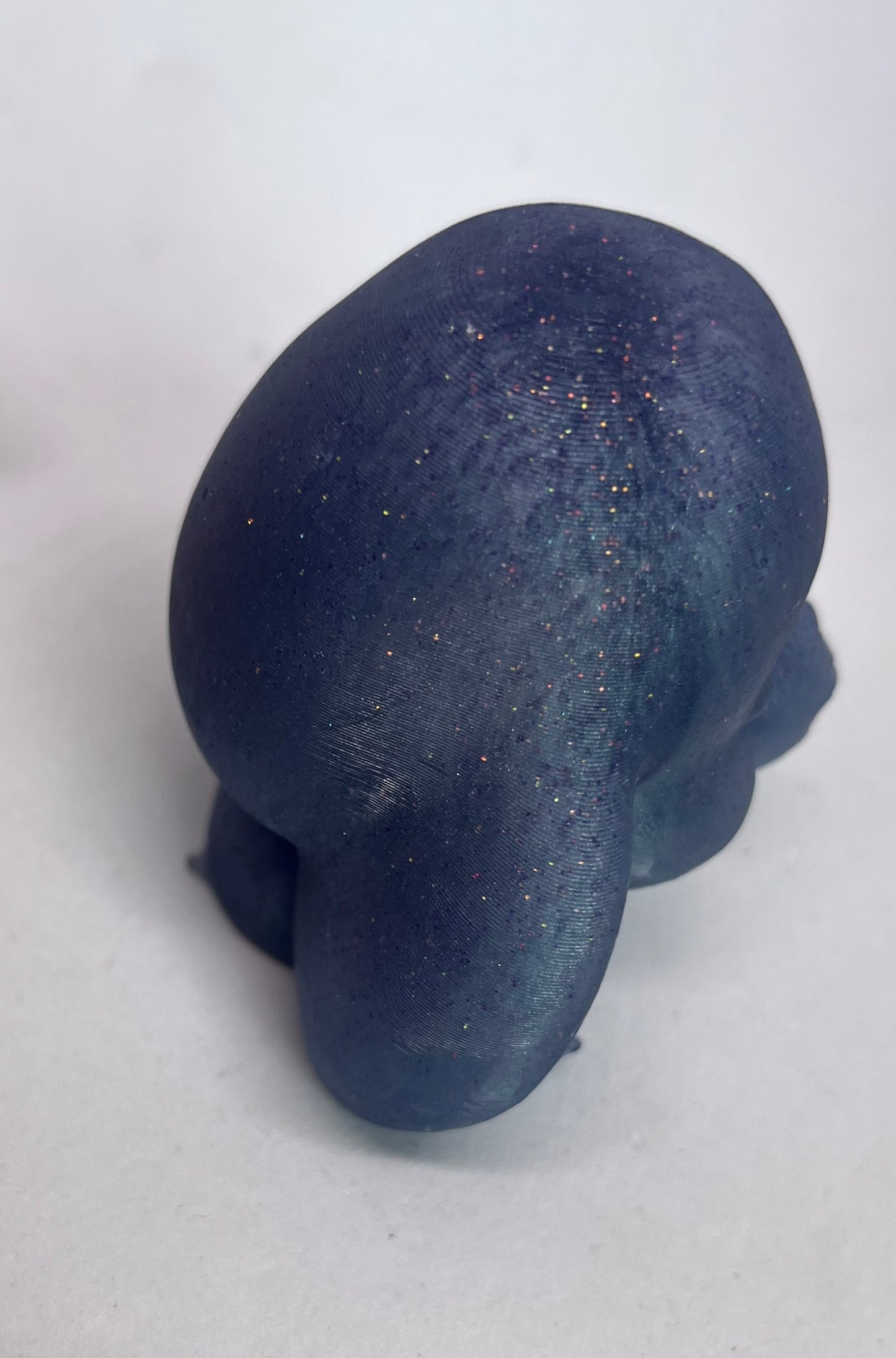 Purple/ Grey Resin Dumbo Elephant