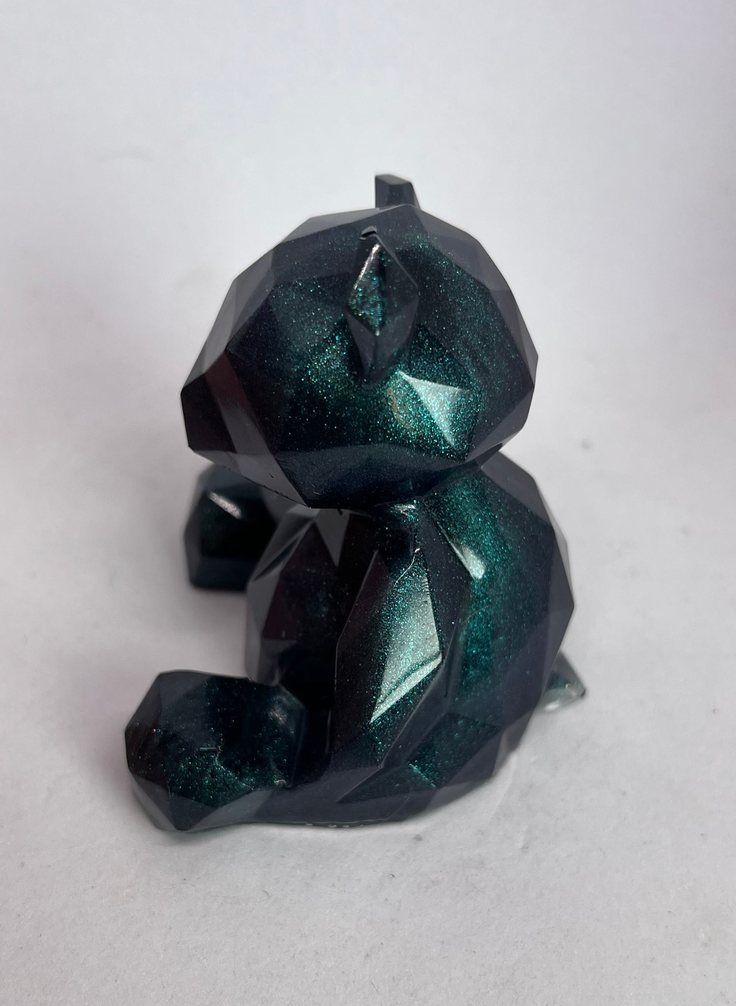 Resin Geometric Bear – Handmade 3 Colours Collectible Gift for  Art & Toy Lovers