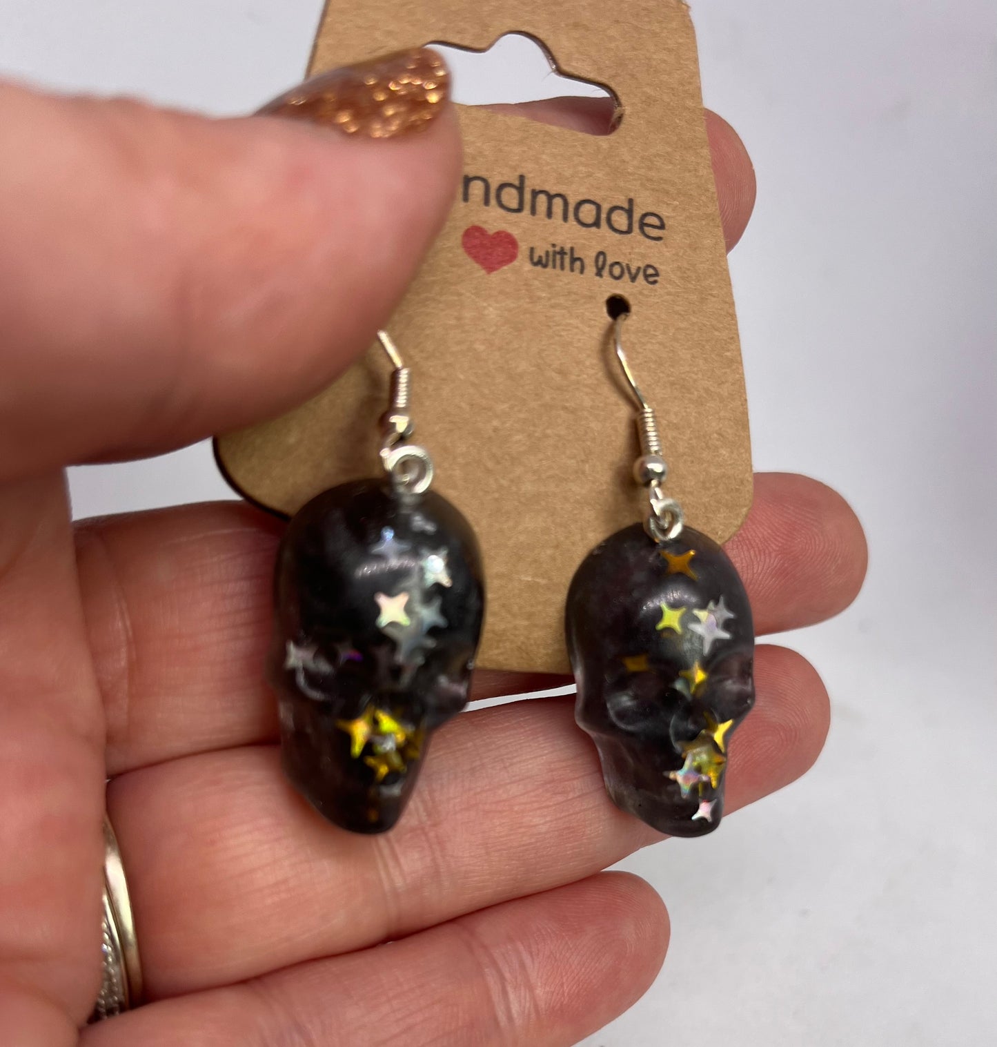 Resin Skull Earrings