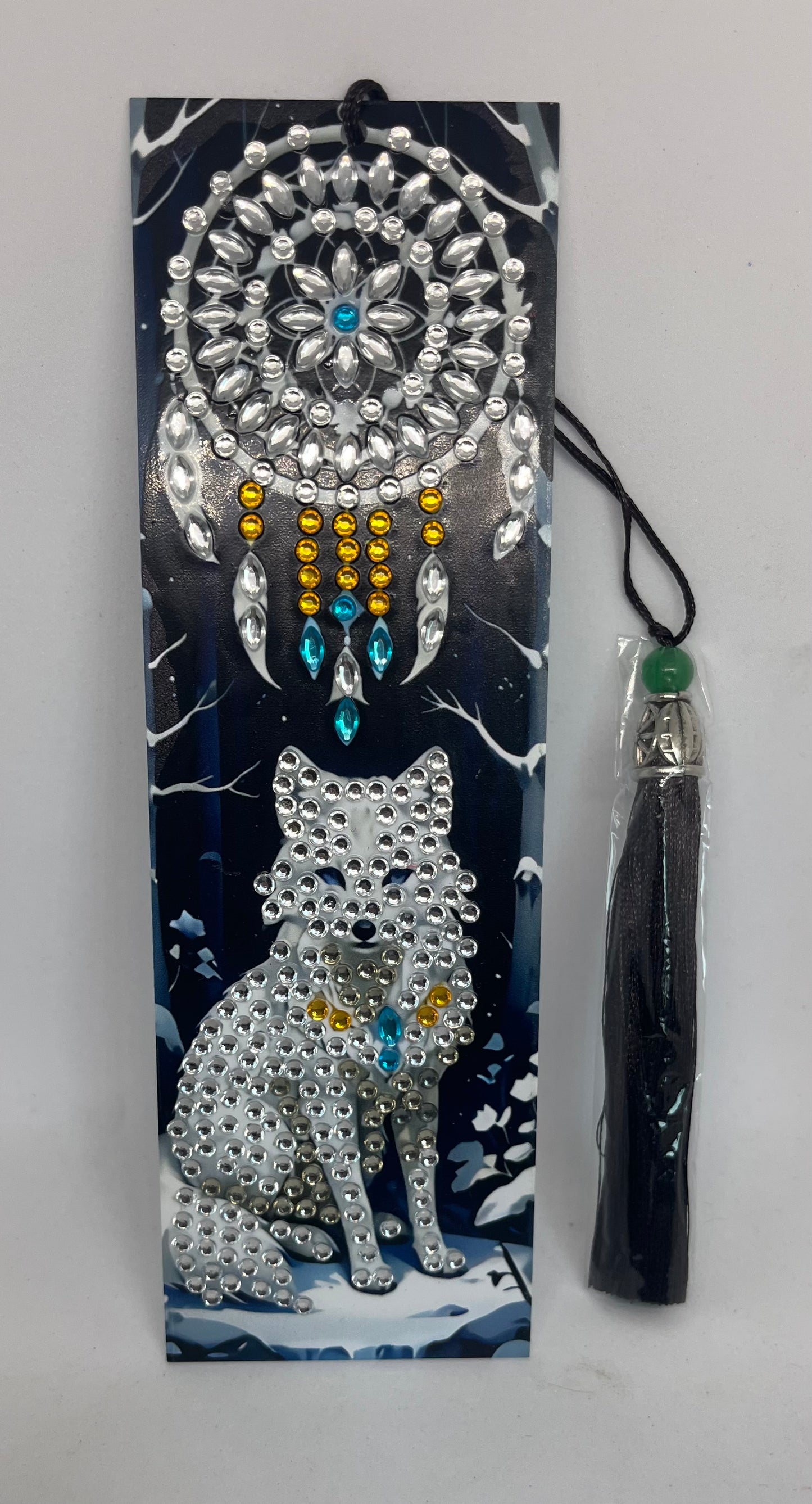 Wolf diamond art bookmarks, gifts for book lovers,