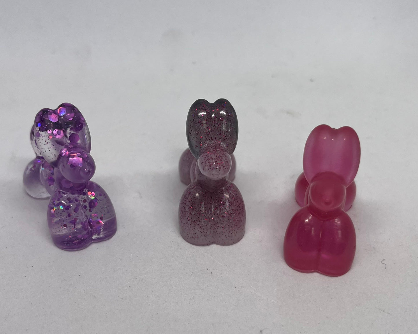Small resin Balloon Dog figurines