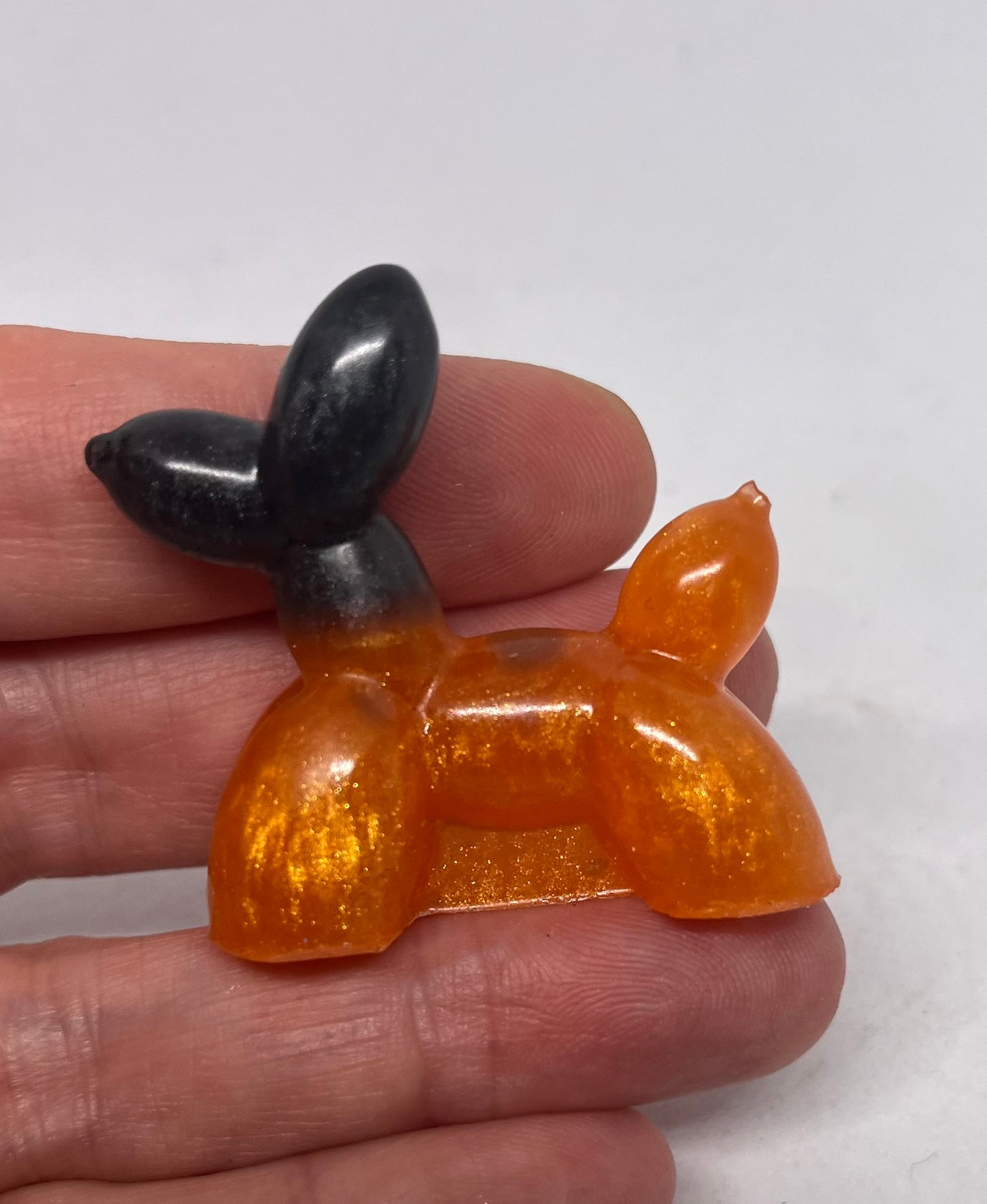 Gold Resin Balloon Dog figurines, Pocket Pet Collection