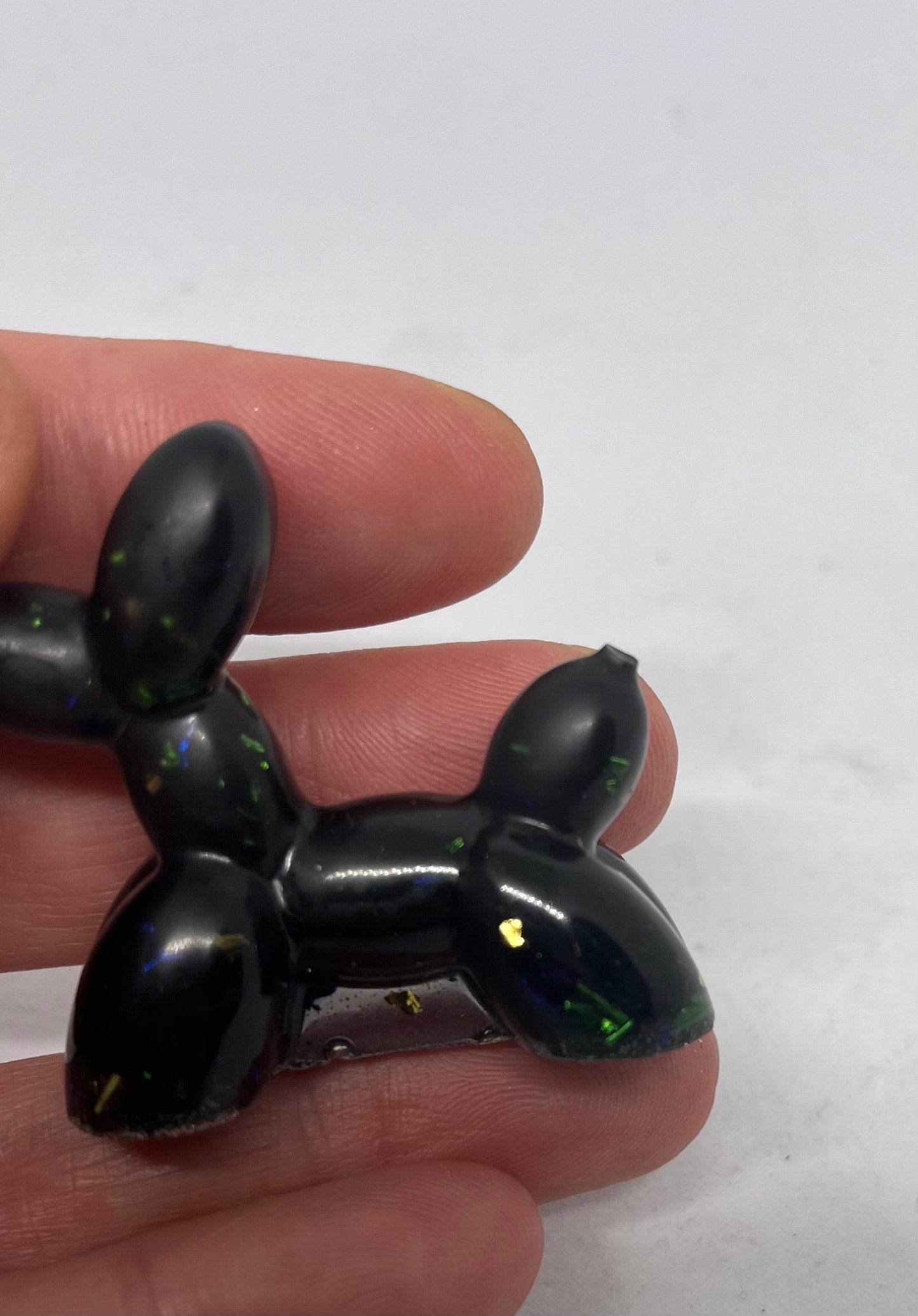 Resin balloon dogs Blue/ Black