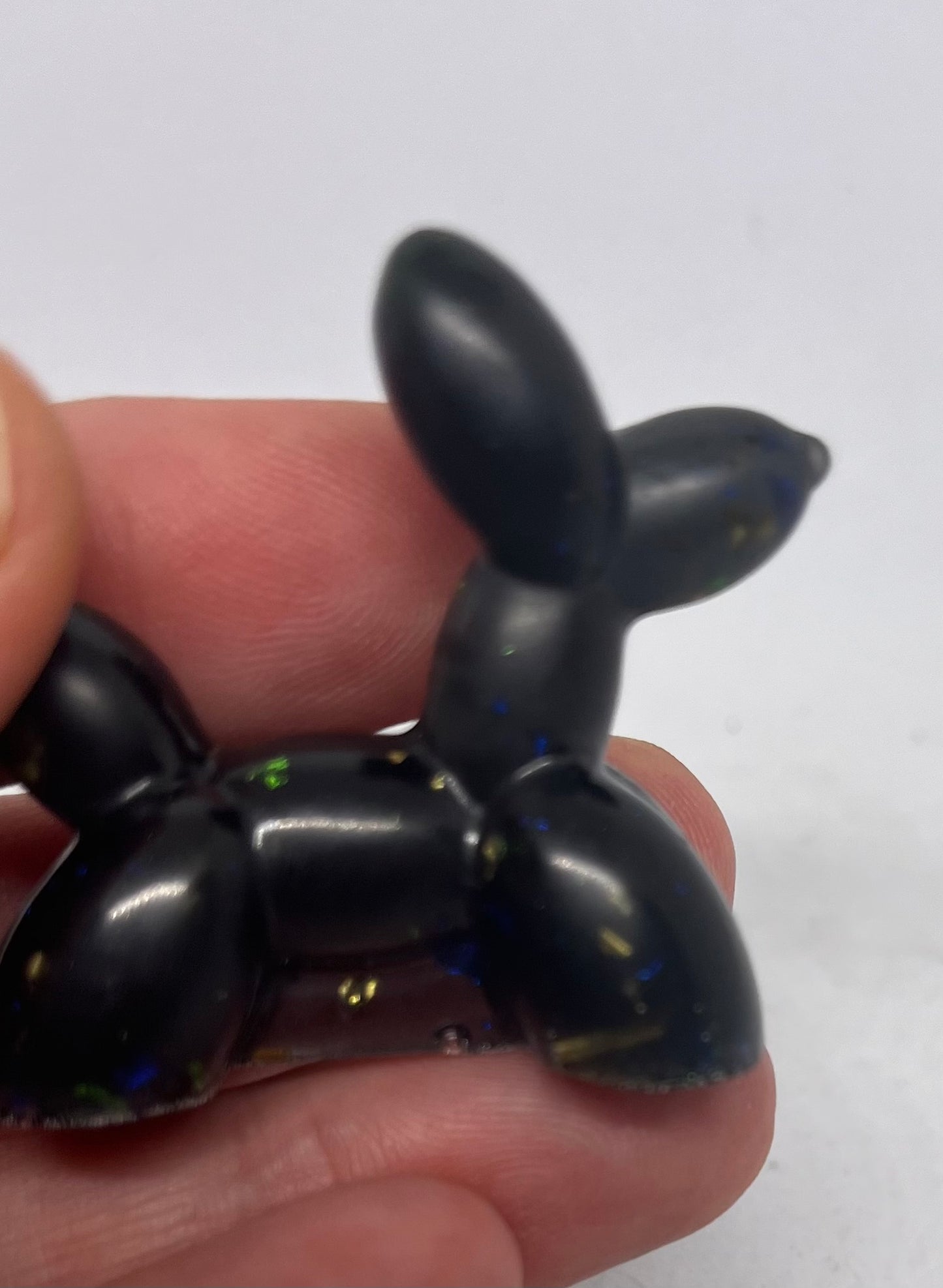 Resin balloon dogs Blue/ Black