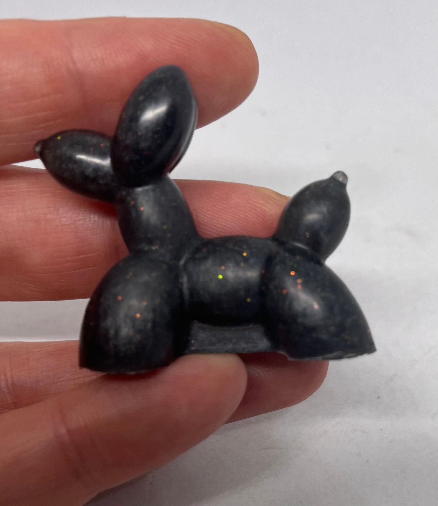 Resin balloon dogs Blue/ Black