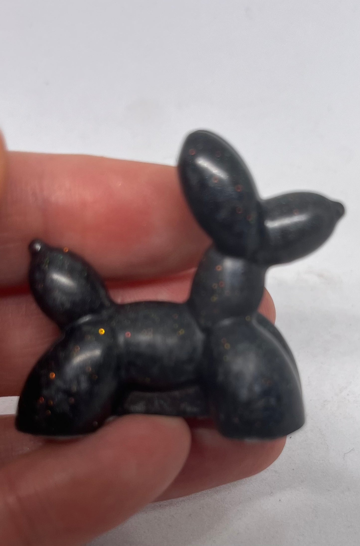 Resin balloon dogs Blue/ Black