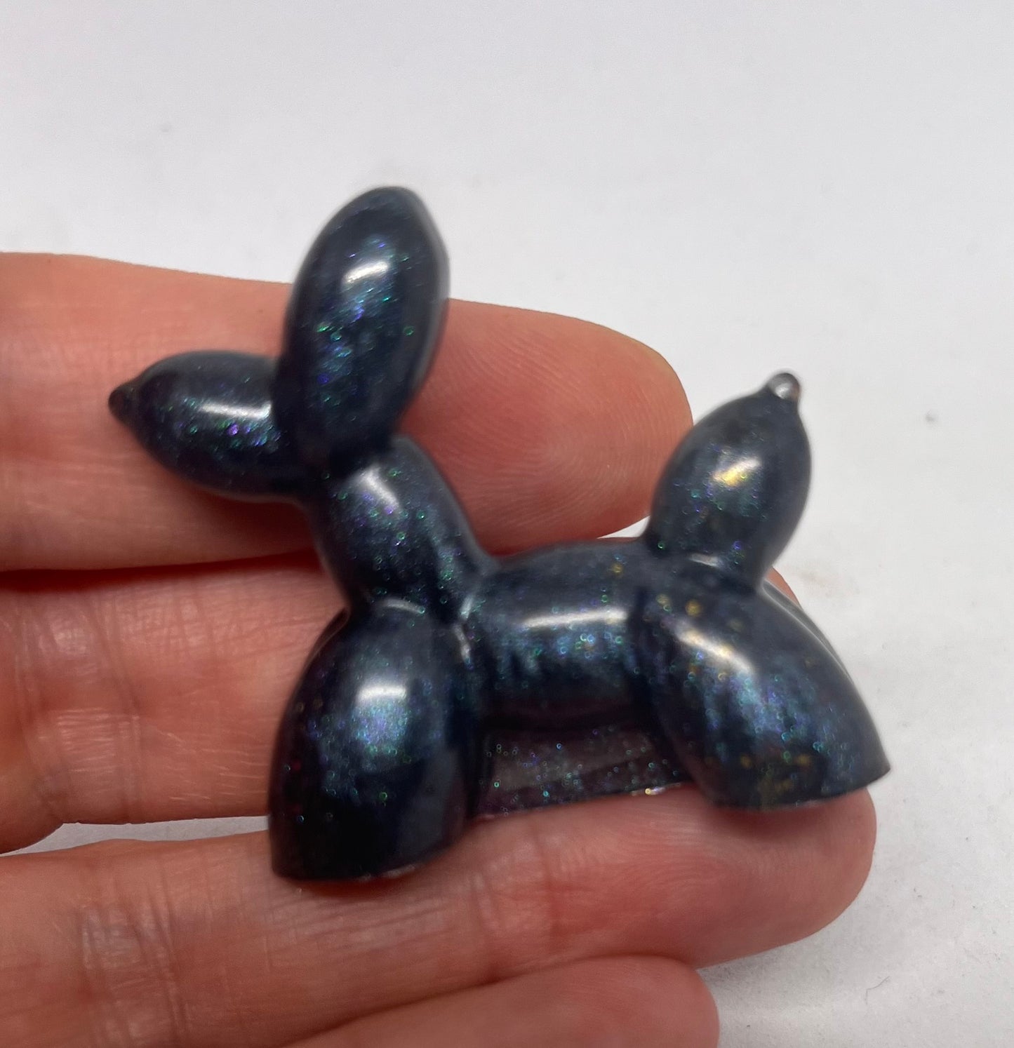 Resin balloon dogs Blue/ Black