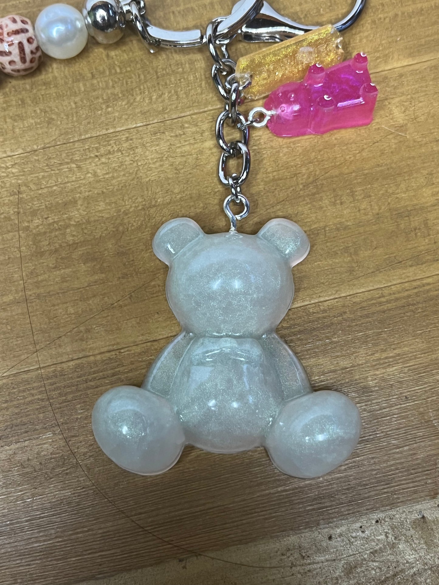 Handmade Fidget Keyring with Worry-Bead, Stress Relief You Can Carry