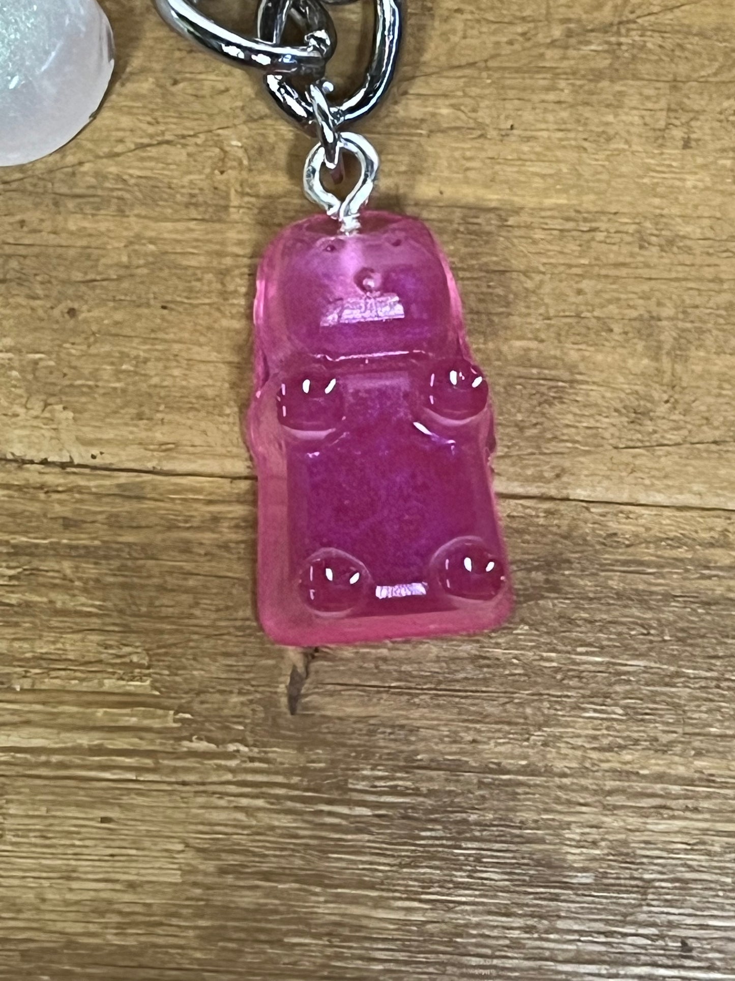 Handmade Fidget Keyring with Worry-Bead, Stress Relief You Can Carry