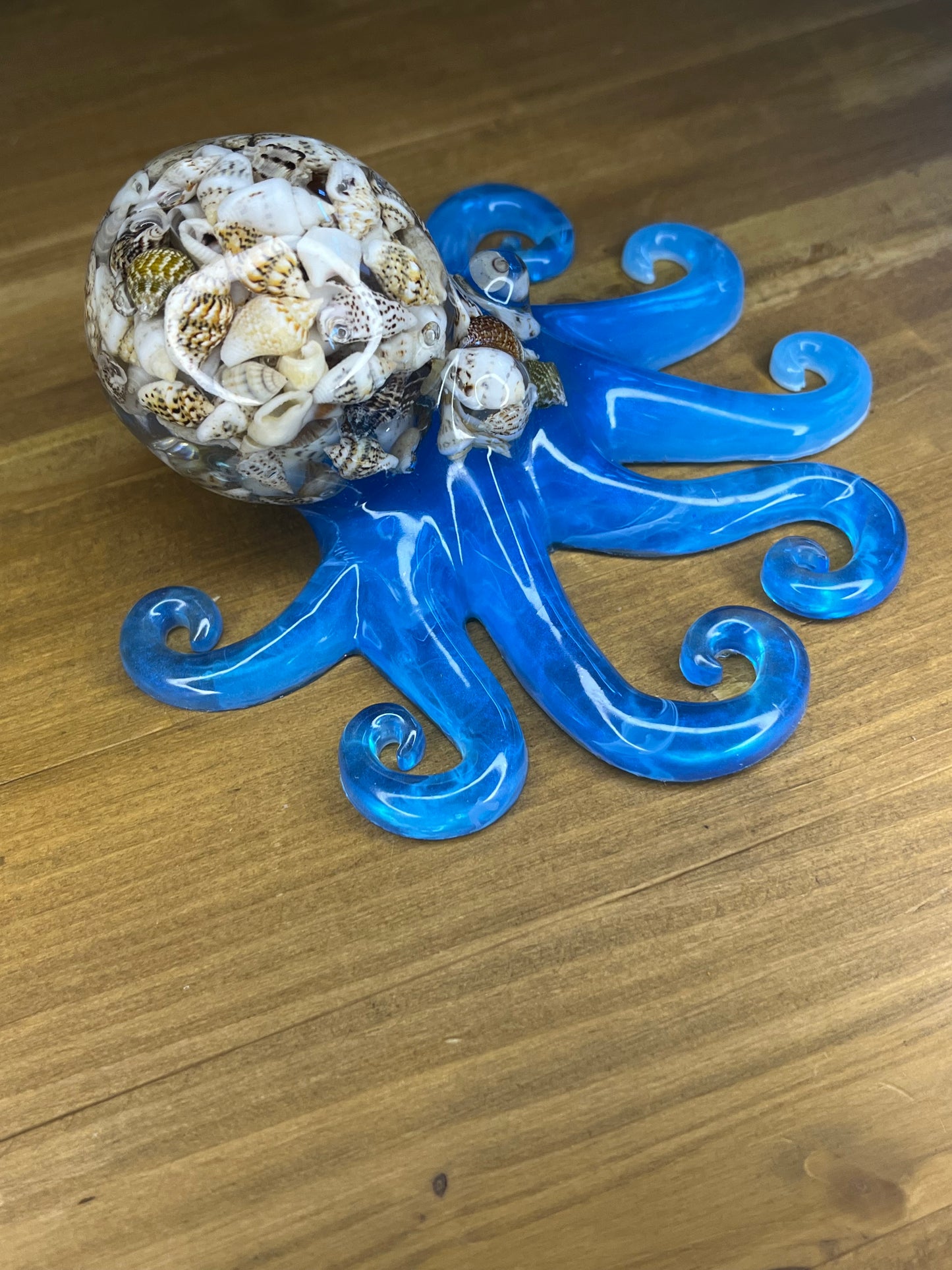 Sea Shell Octopus Resin Figure, Pocket Pet Collection