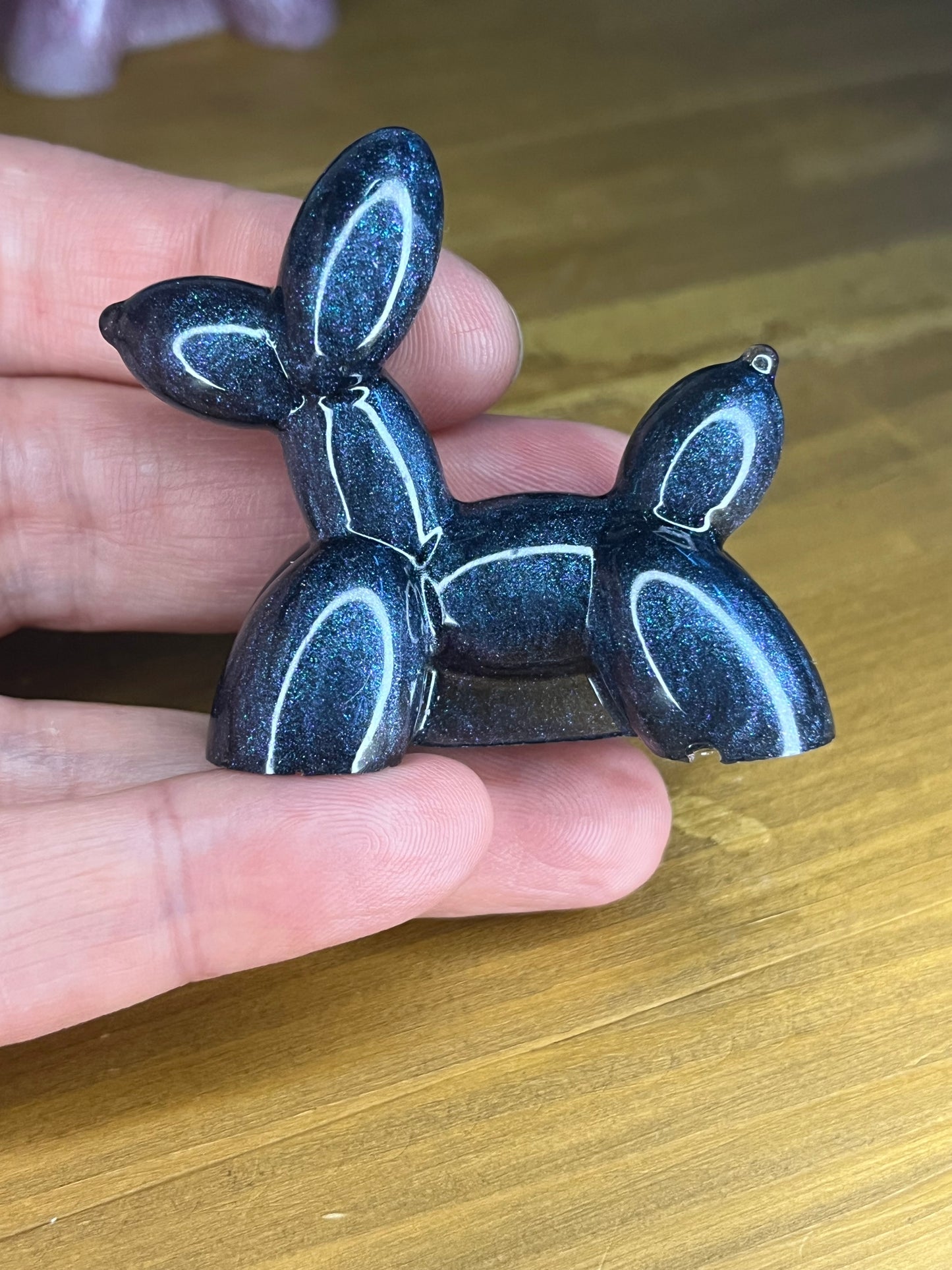 Resin Balloon Dog, Pocket Pet Collection, Gifts for ADHD sufferers, Mindful aids