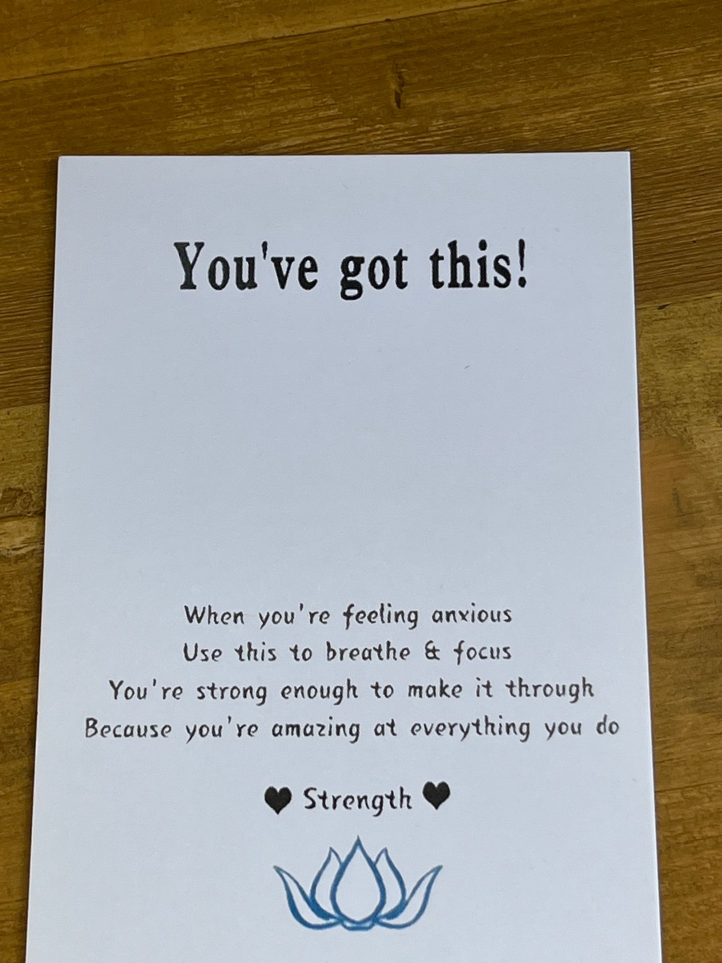 Inspirational Resin Bear Pin Badge on Card – Handcrafted Motivational Gift for Encouragement & Support