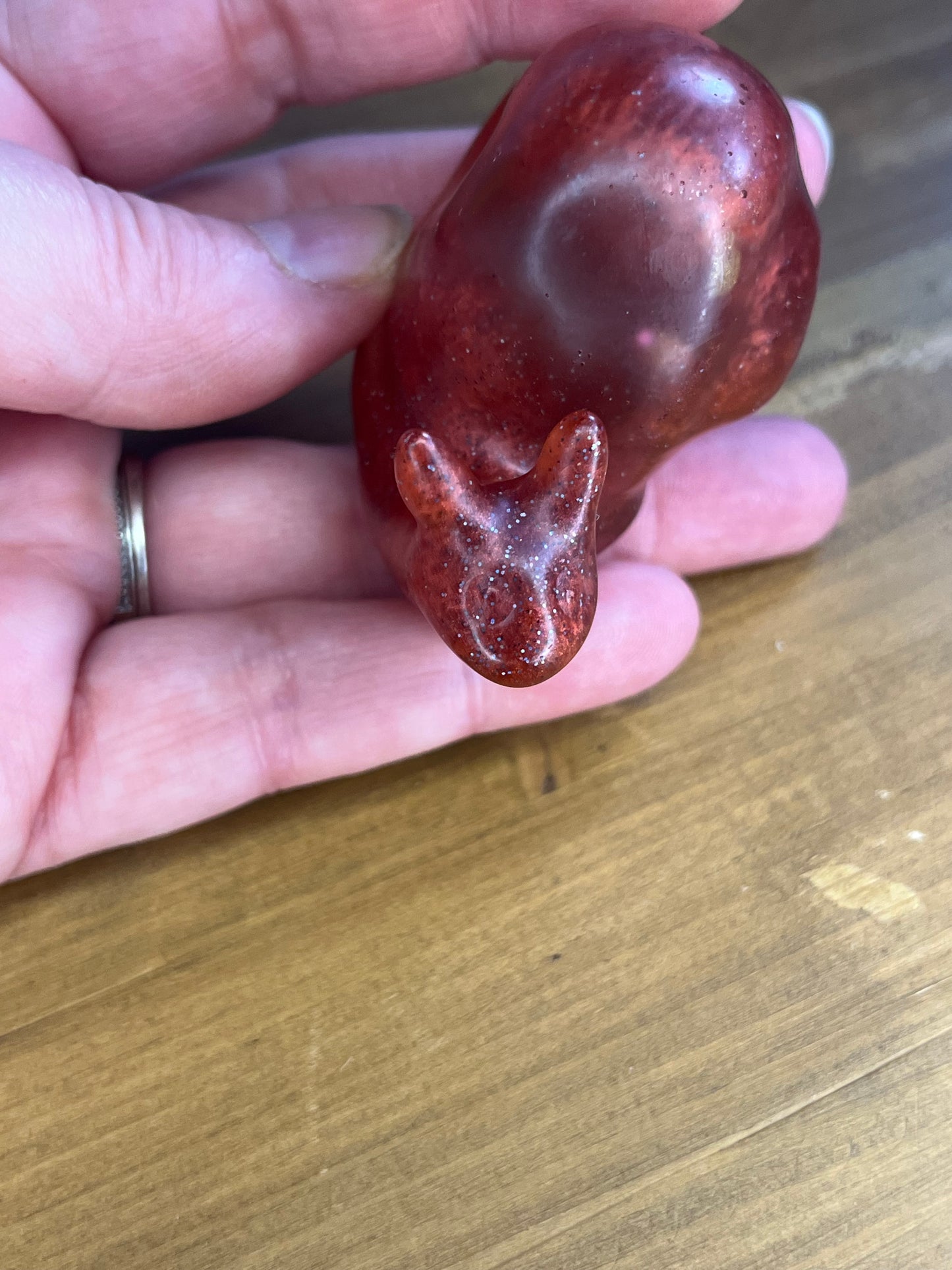 Bronze coloured Resin Snail figurine, decorative sculpture, home decor, handcrafted garden ornament,