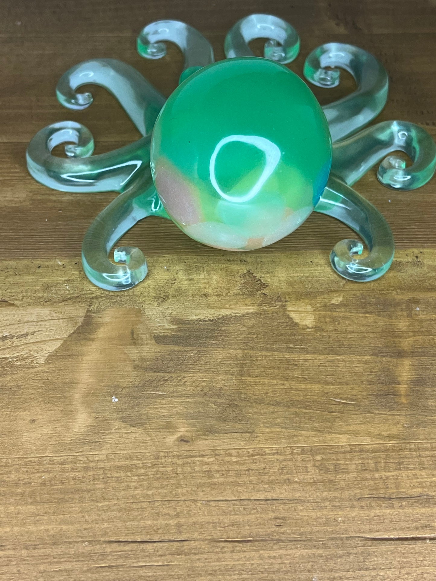 Glow in the Dark Resin octopus figurine, Pocket Pets – Handmade Mini Companions, Collectible Gifts