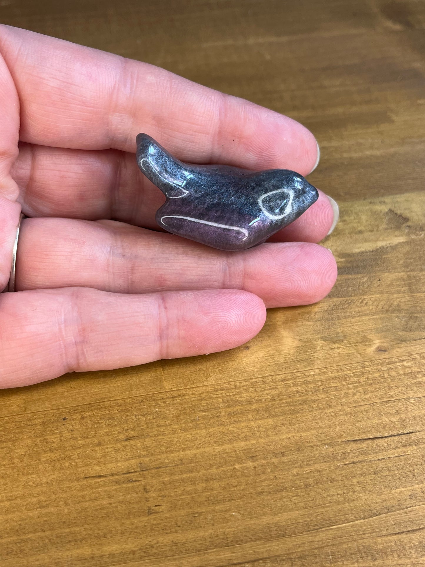 Resin Bird Figurines, Handmade Pocket Pets, Stress Relief Animal Figures, ADHD Gift, Anxiety Aid,