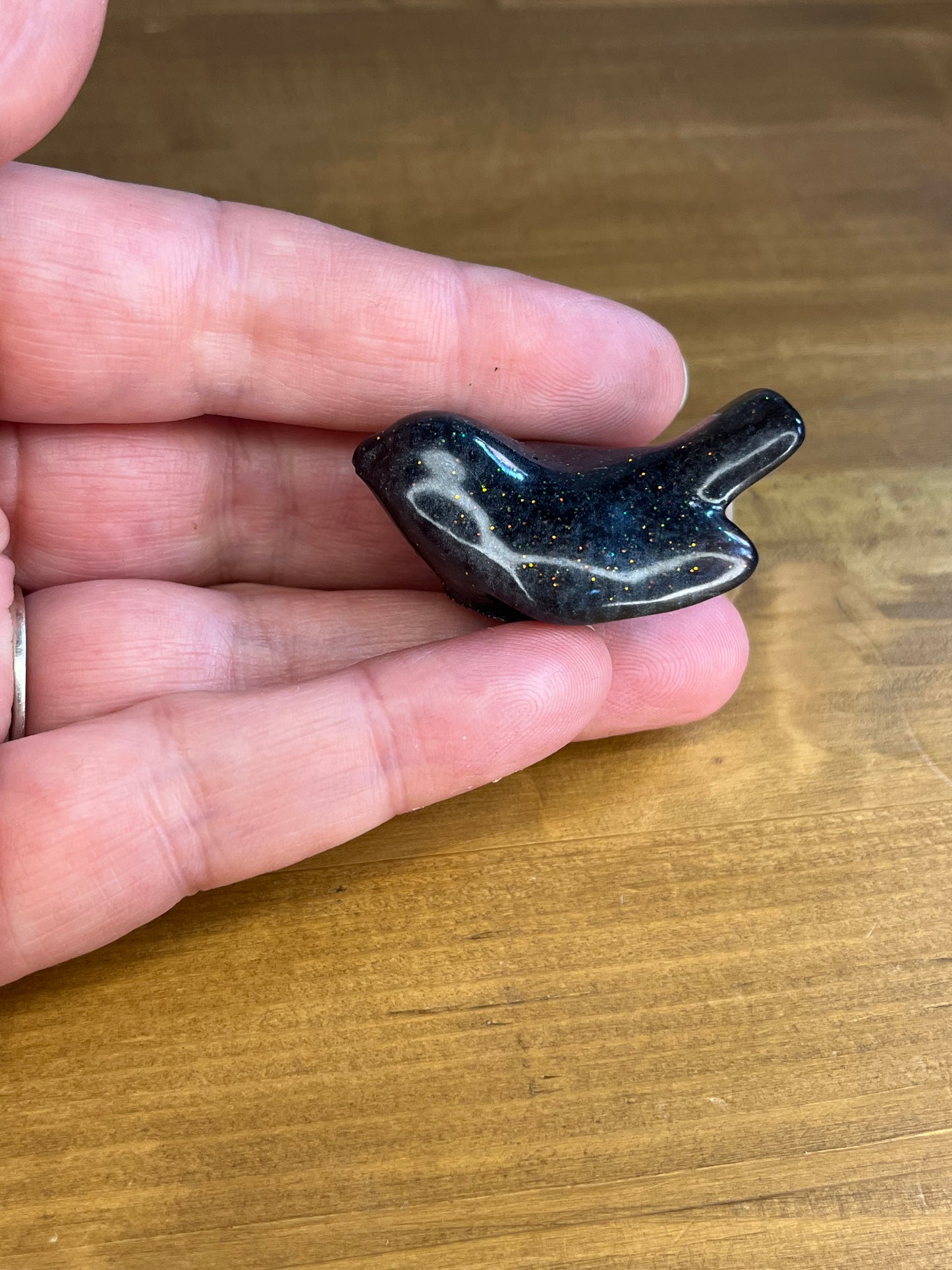 Handmade Resin Bird Figures, Miniature Decorative Avians, Collectible Desk Decor, Gift for Twitchers
