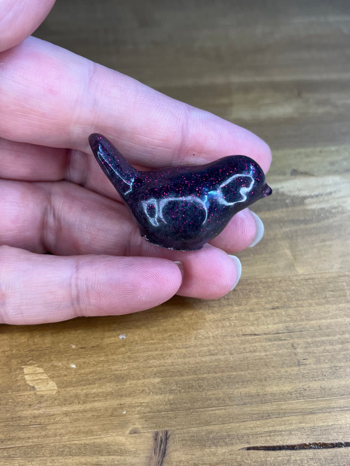 Small Resin Bird Figures, Collectible Pocket Pets, Gifts for Ornithologists, Stress Relief & Anxiety Aids,