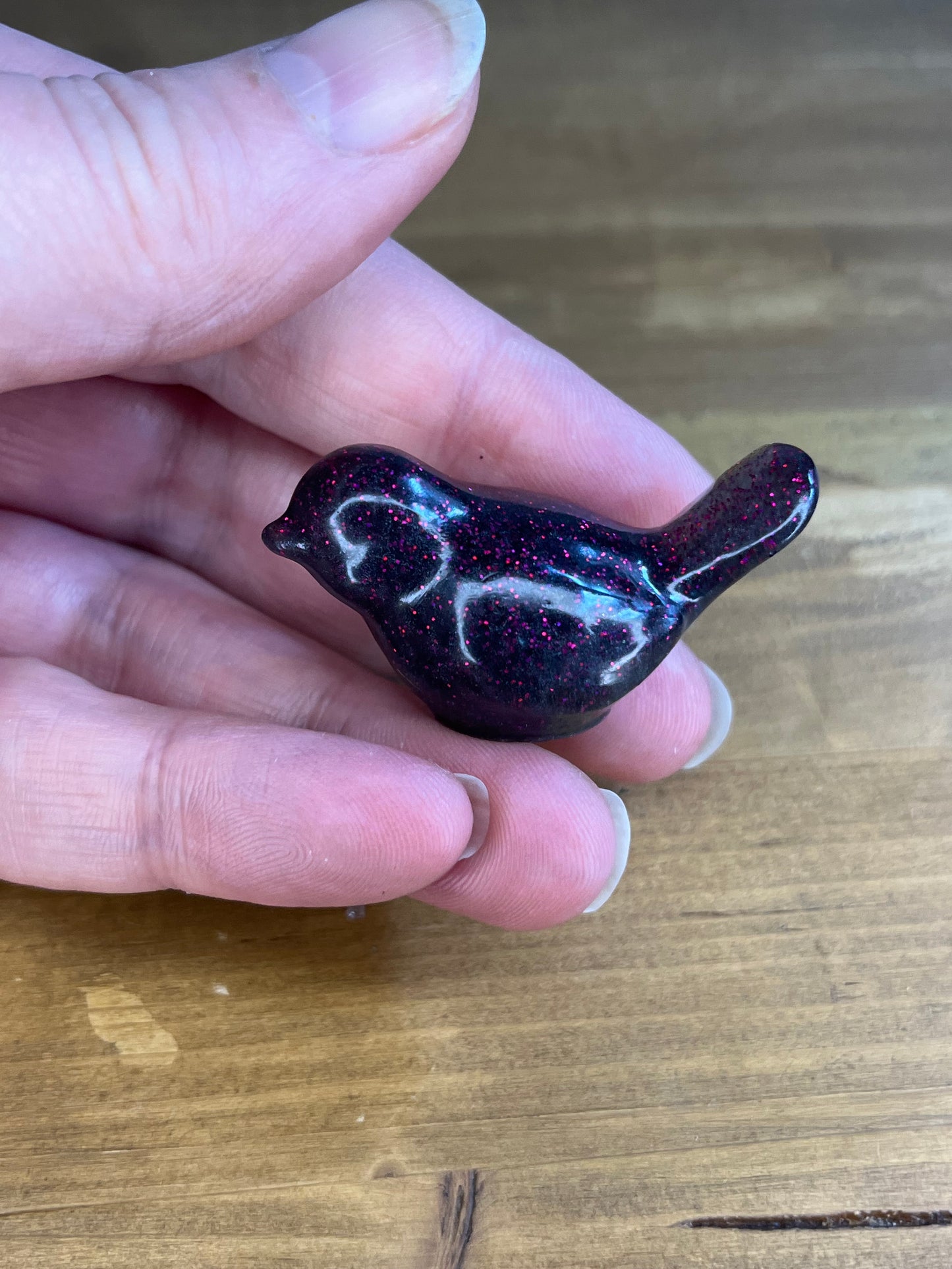 Small Resin Bird Figures, Collectible Pocket Pets, Gifts for Ornithologists, Stress Relief & Anxiety Aids,