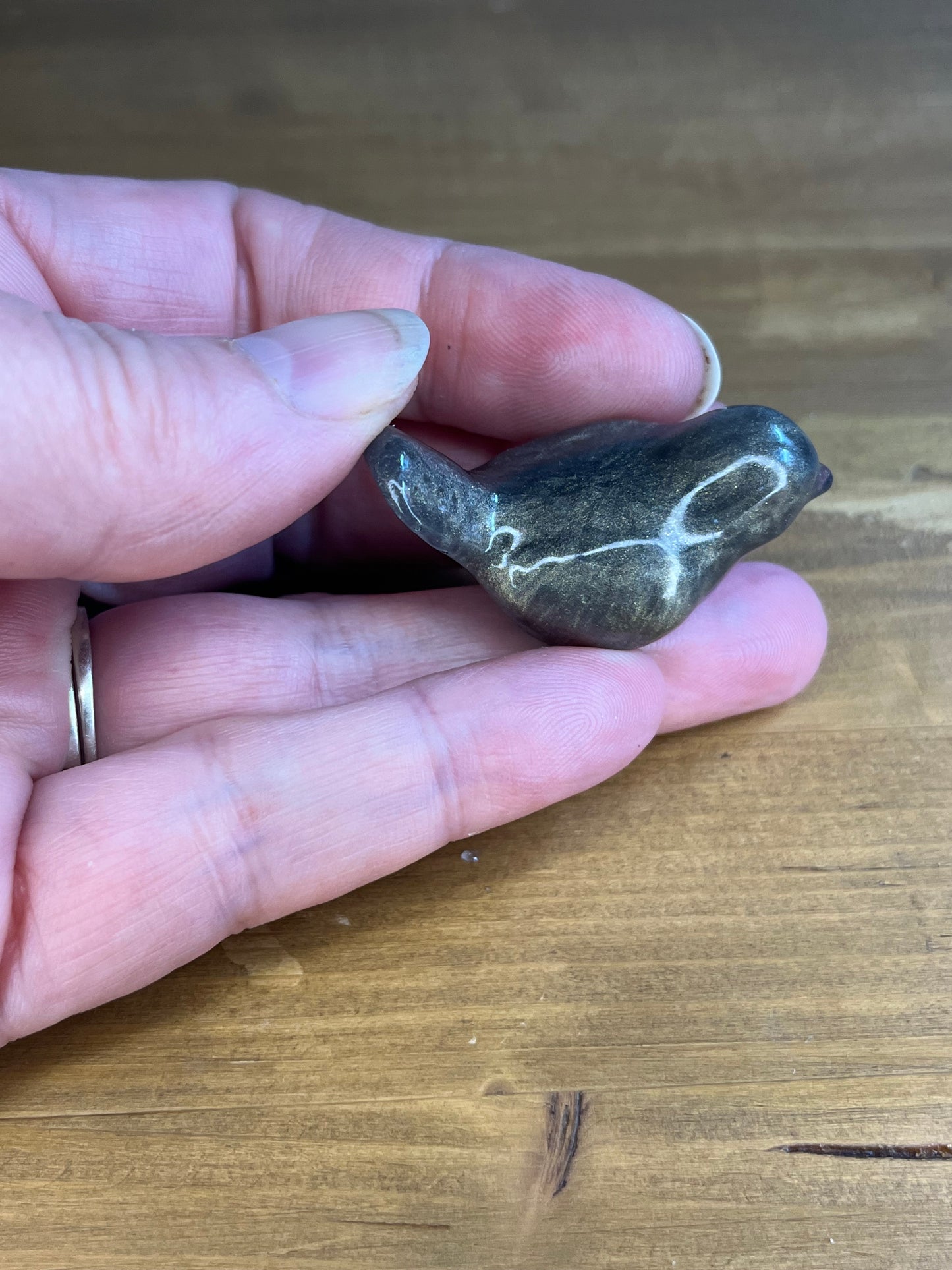 Small Resin Bird Figures, Collectible Pocket Pets, Gifts for Ornithologists, Stress Relief & Anxiety Aids,